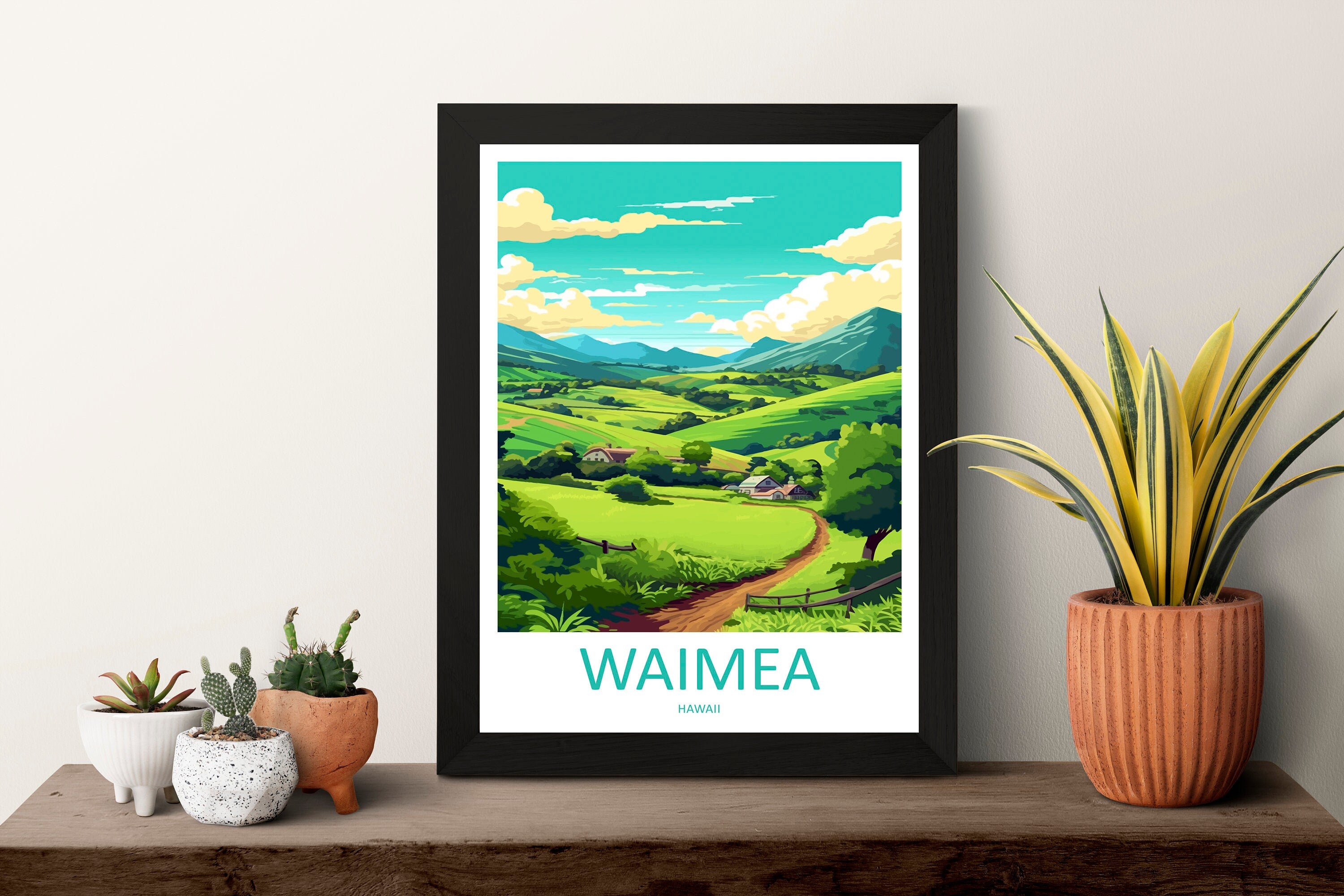 Waimea Travel Print