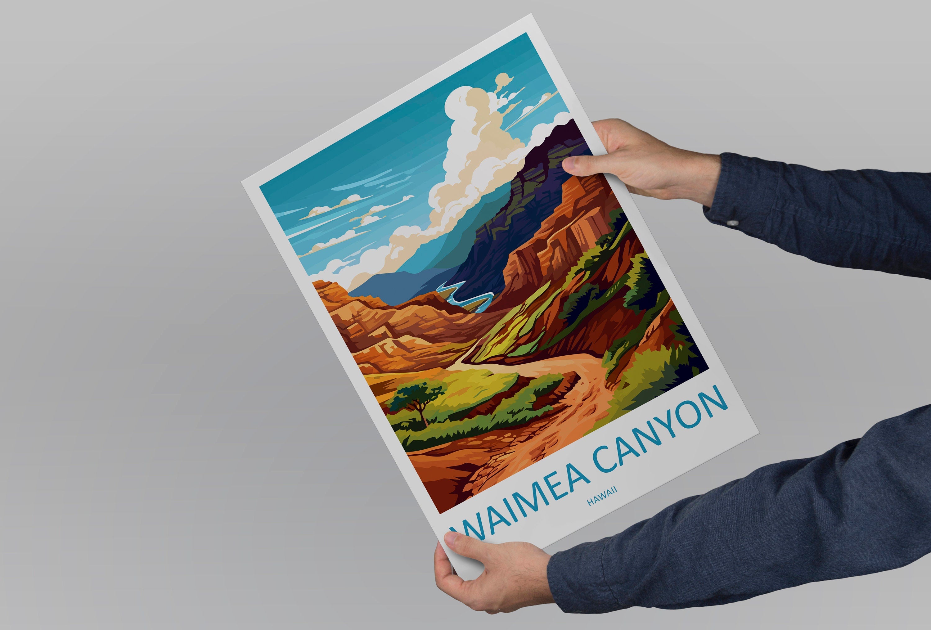 Waimea Canyon Travel Print