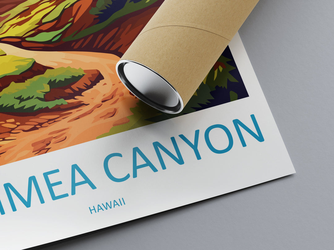 Waimea Canyon Travel Print Wall Art Waimea Canyon Wall Hanging Home Décor Waimea Canyon Gift Art Lovers Hawaii Art Lover Gift Print Artwork