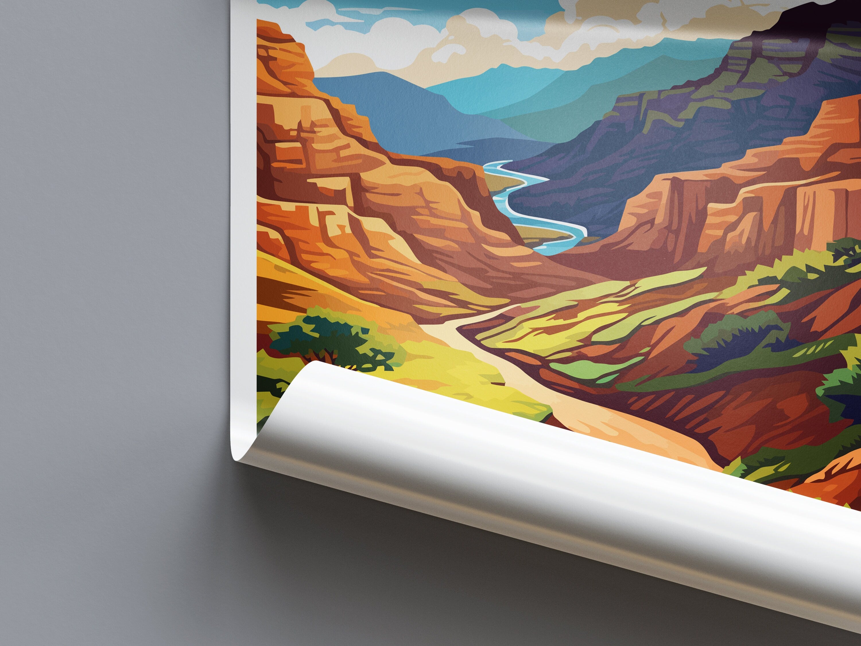 Waimea Canyon Travel Print