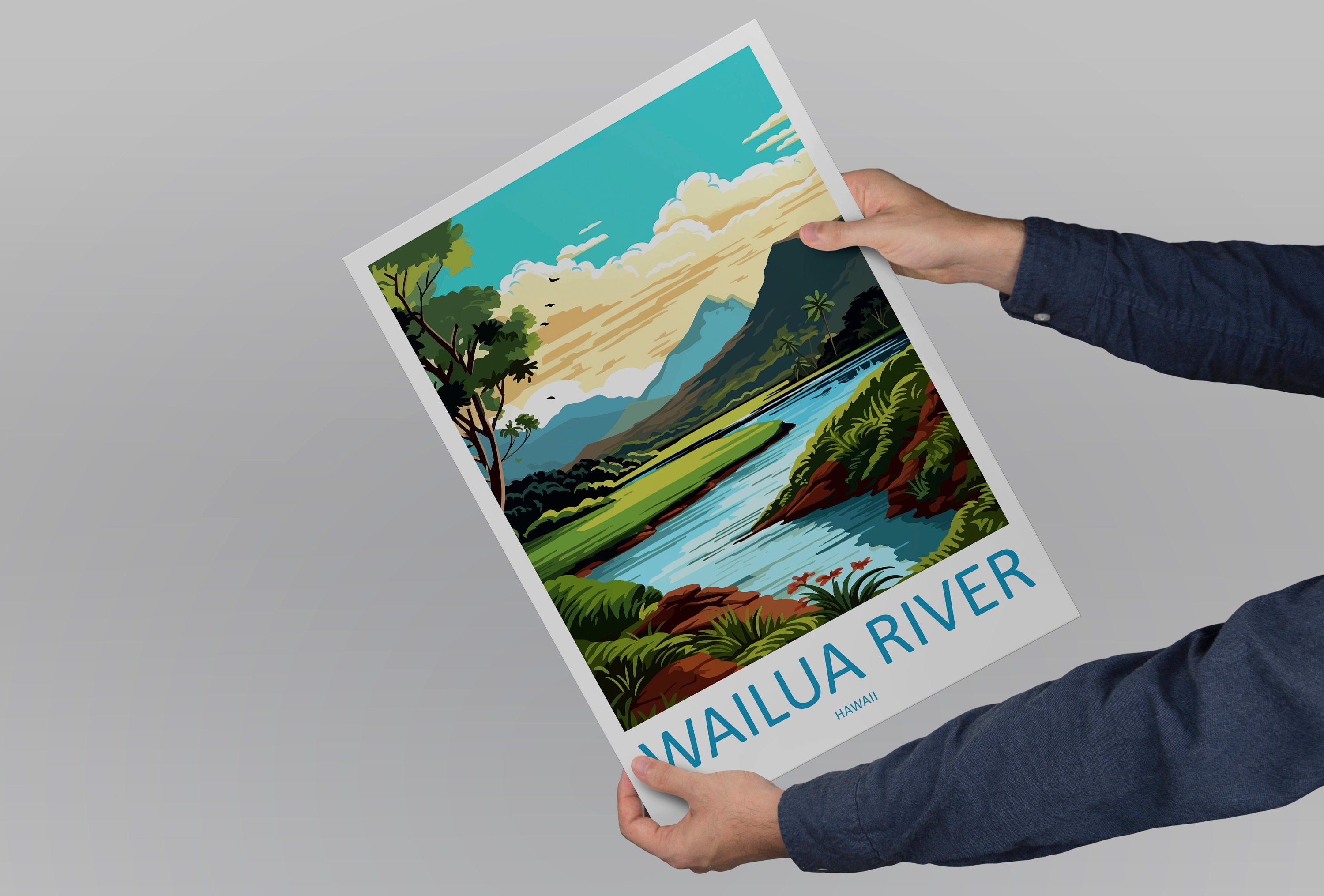 Wailua River Travel Print