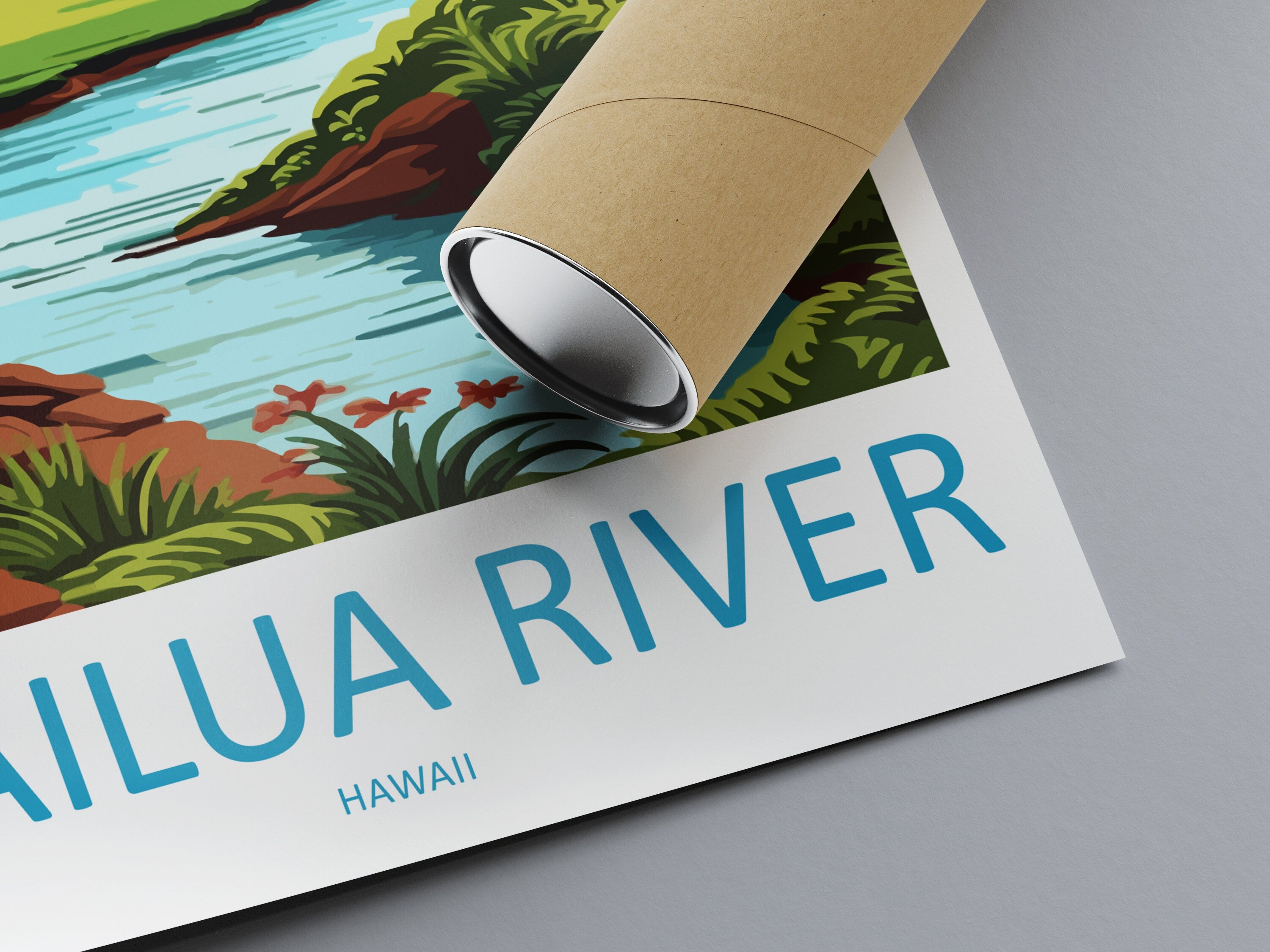 Wailua River Travel Print