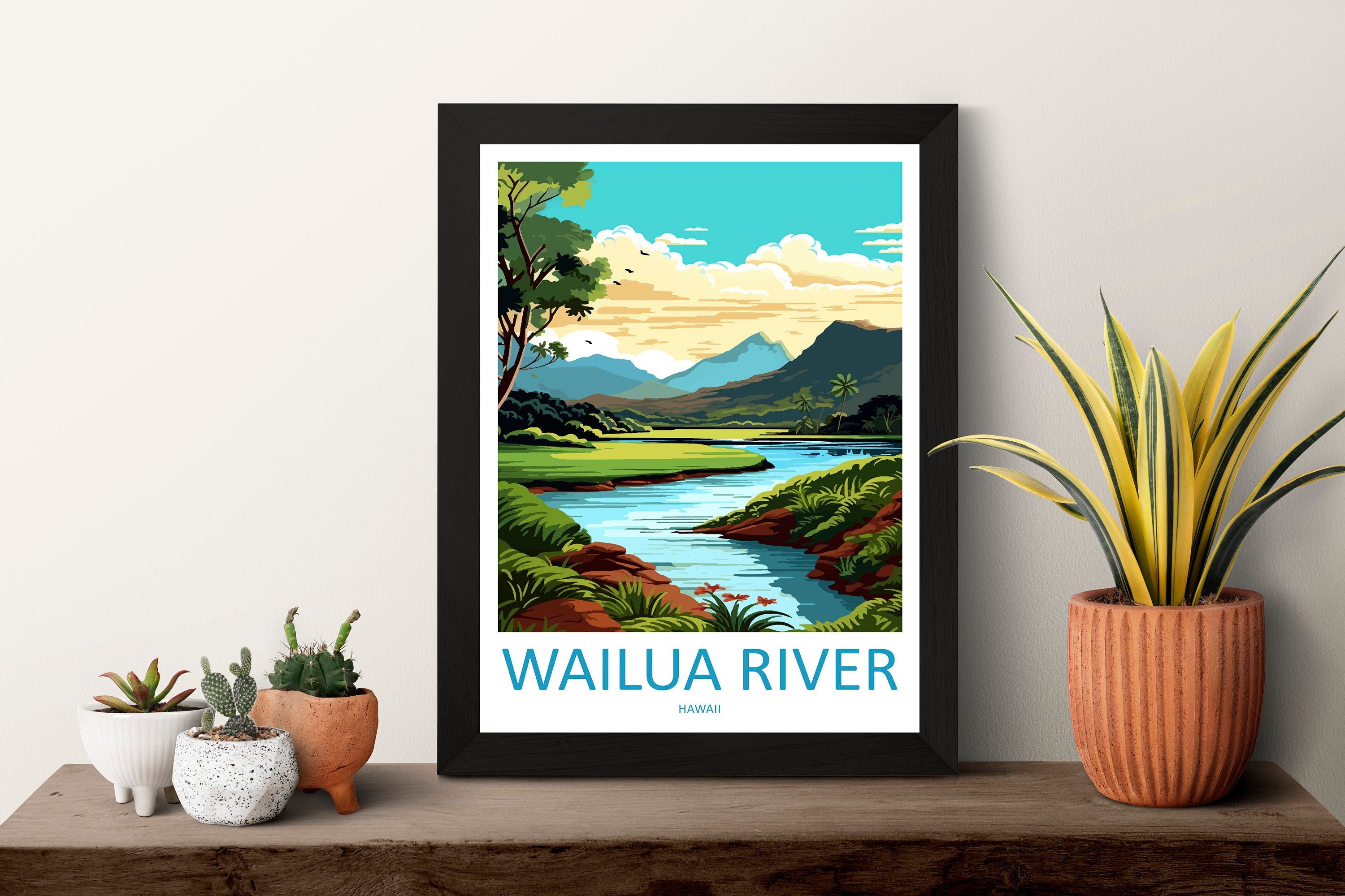 Wailua River Travel Print