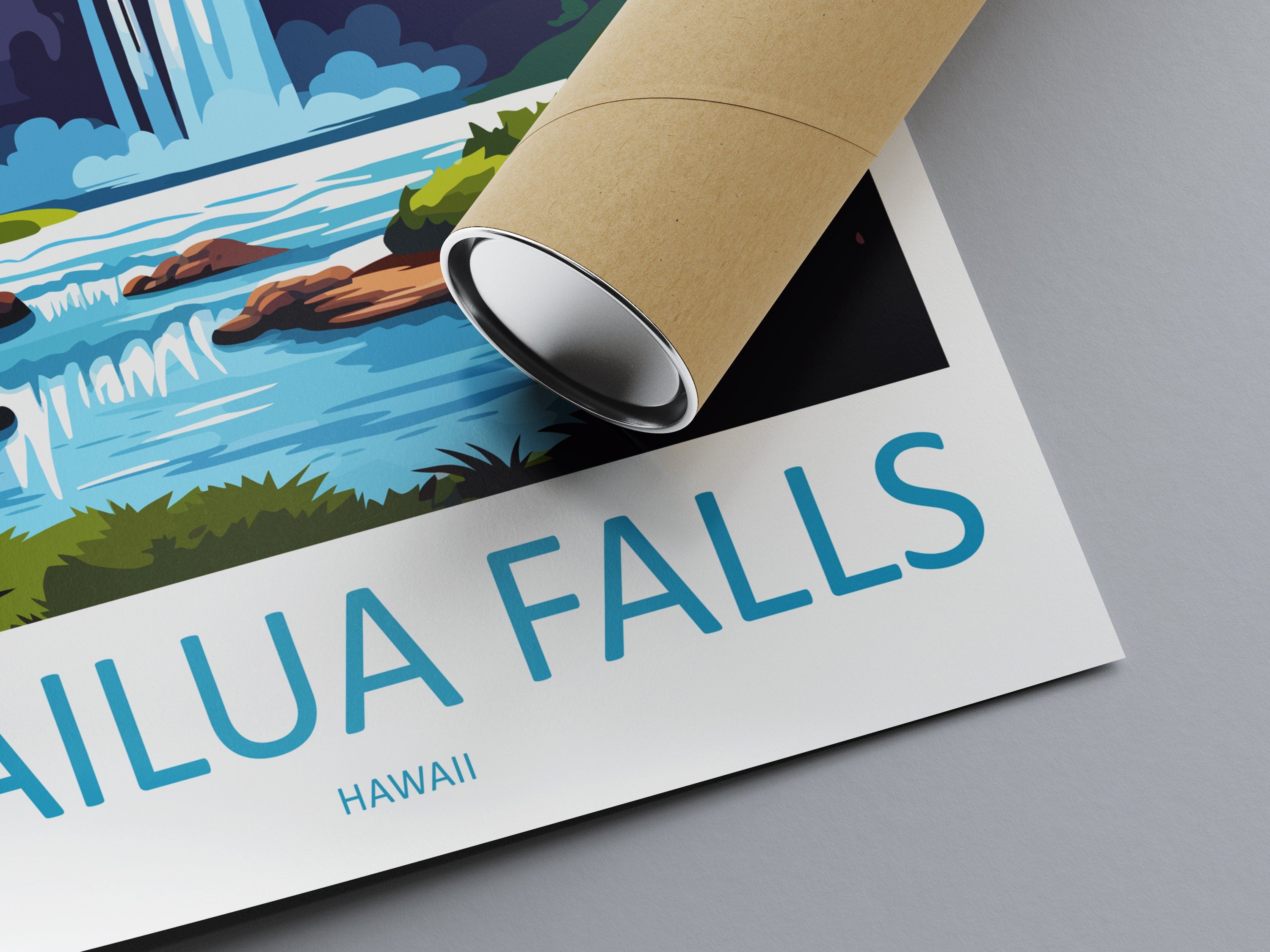 Wailua Falls Travel Print