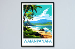 Waianapanapa Travel Print