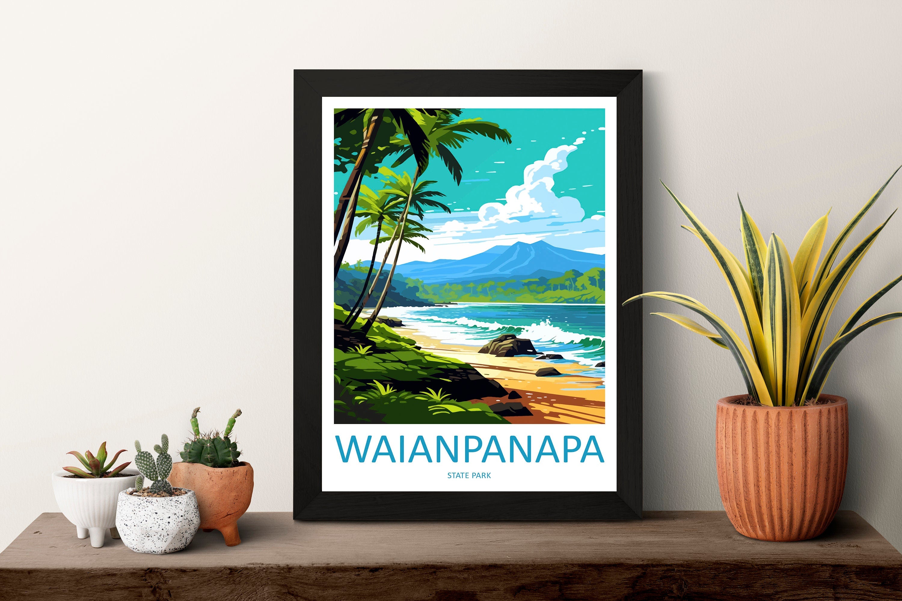 Waianapanapa Travel Print