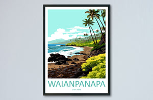 Waianapanapa Travel Print