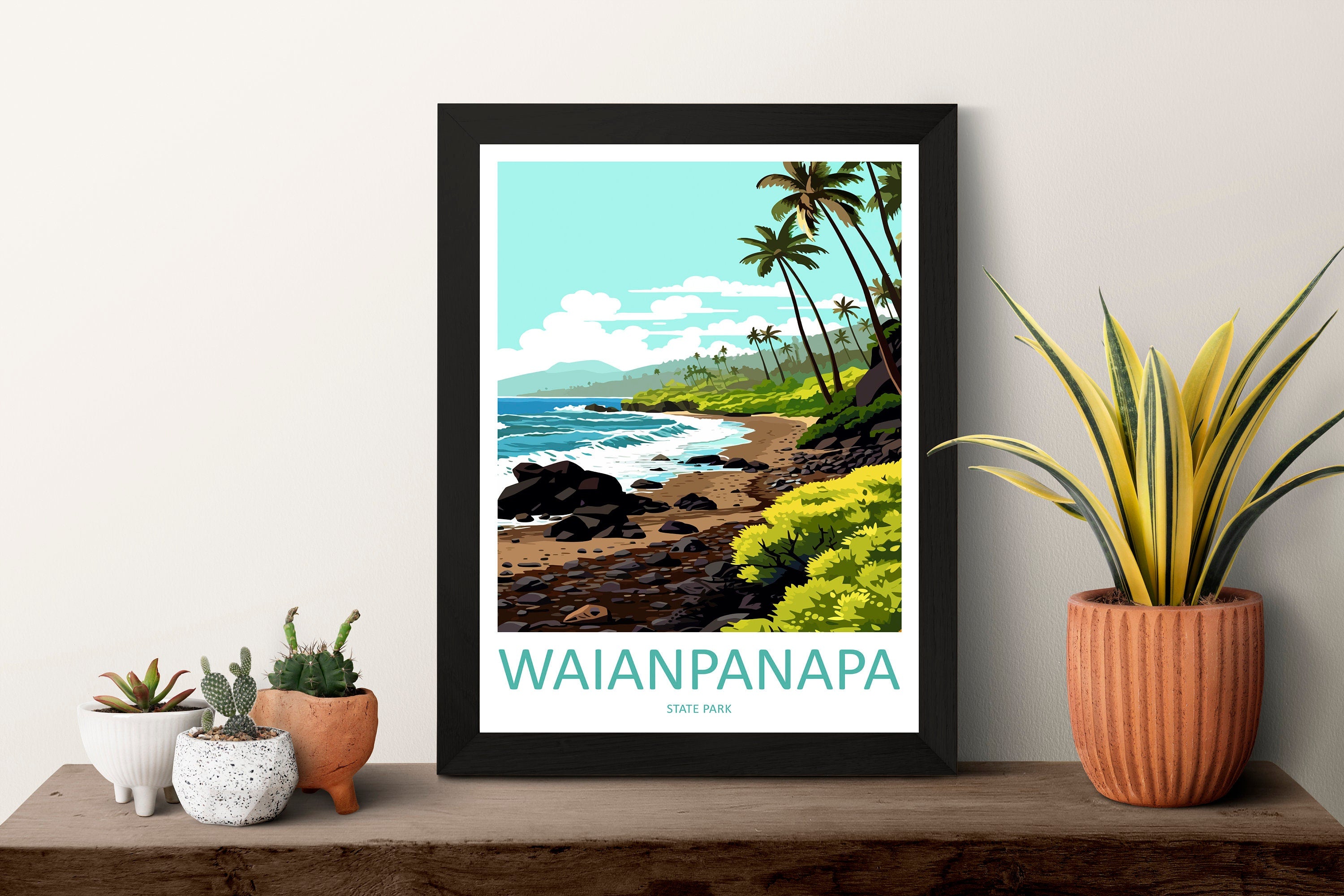 Waianapanapa Travel Print