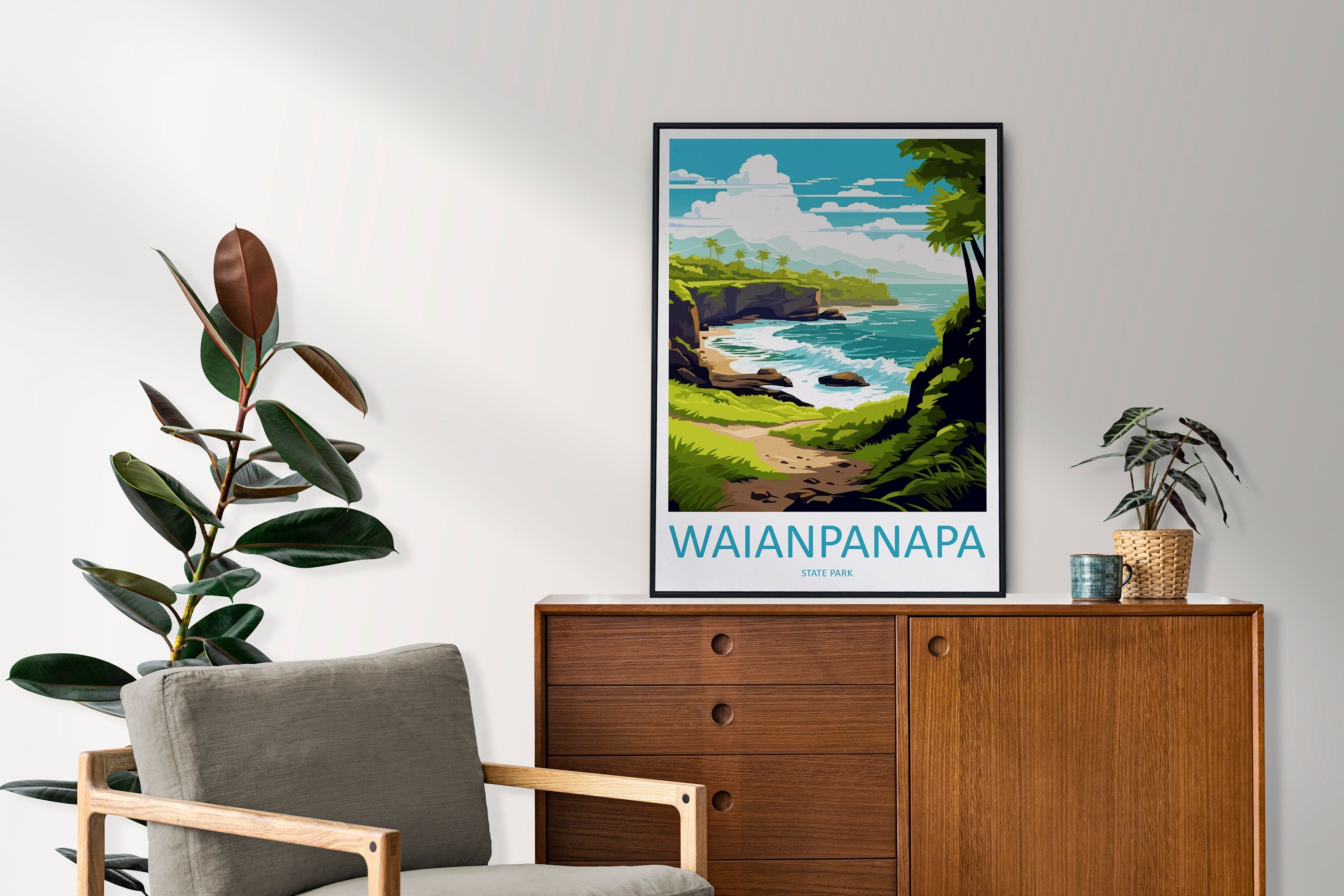 Waianapanapa Travel Print