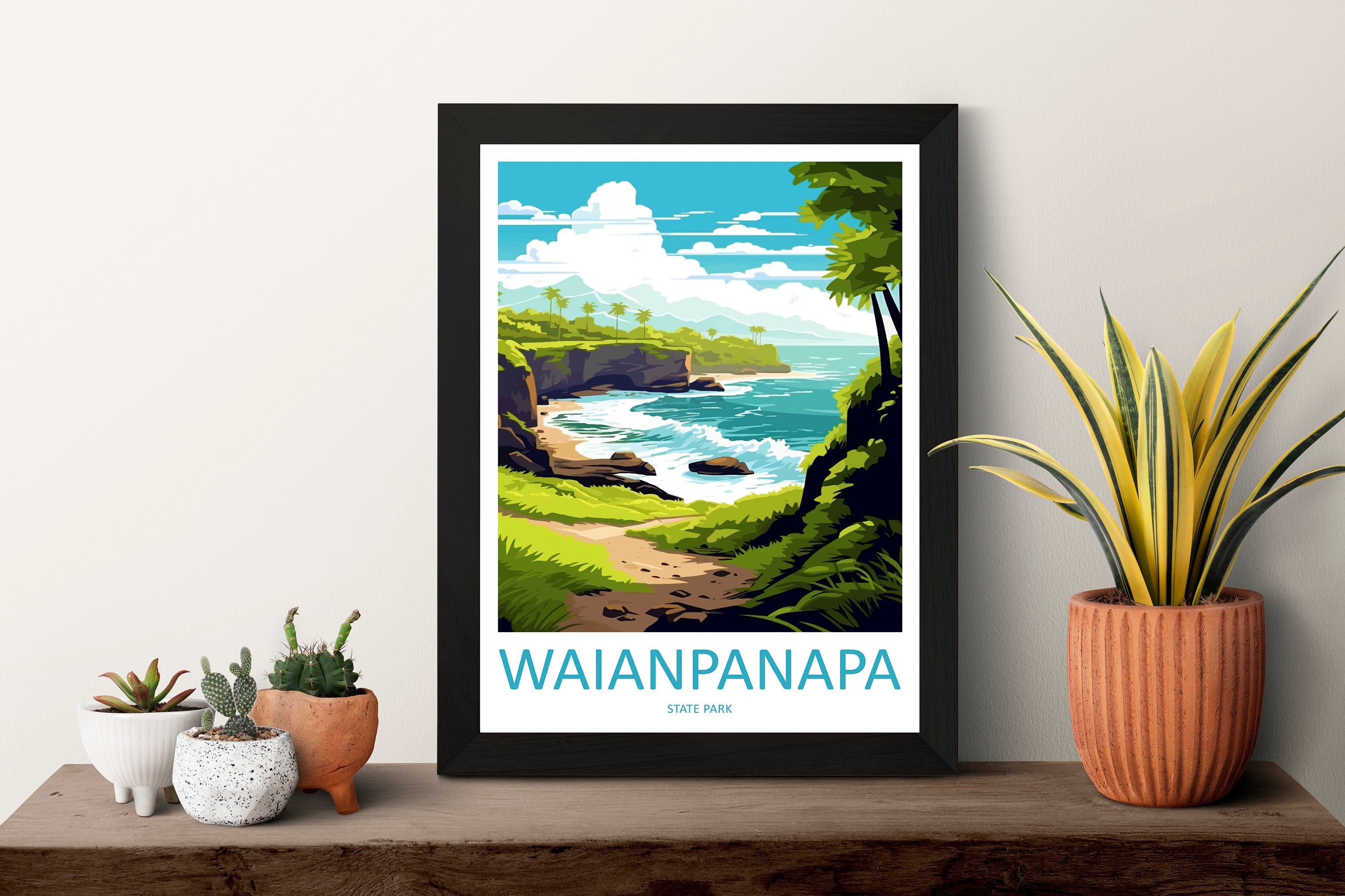 Waianapanapa Travel Print