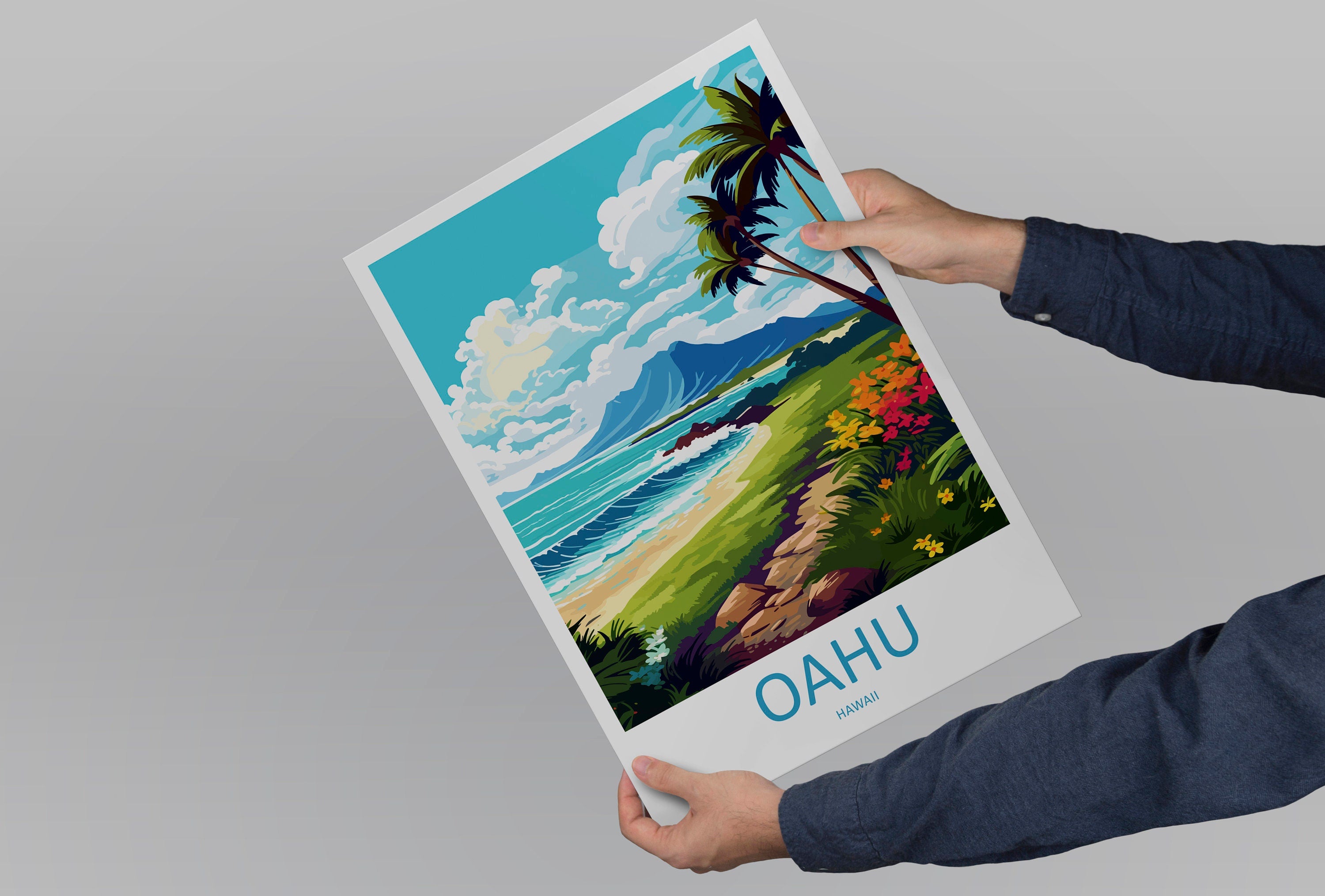 Oahu Travel Print