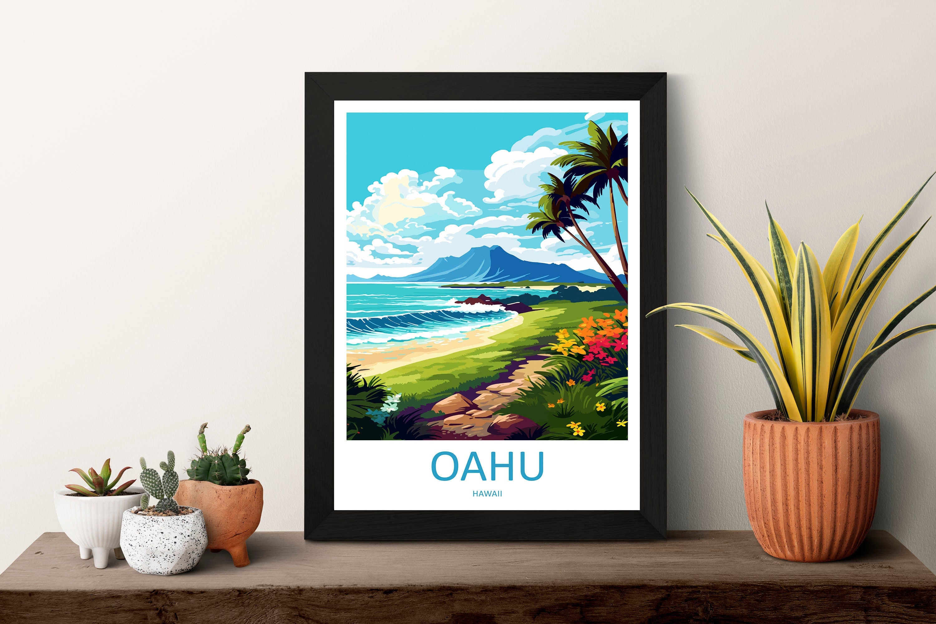 Oahu Travel Print