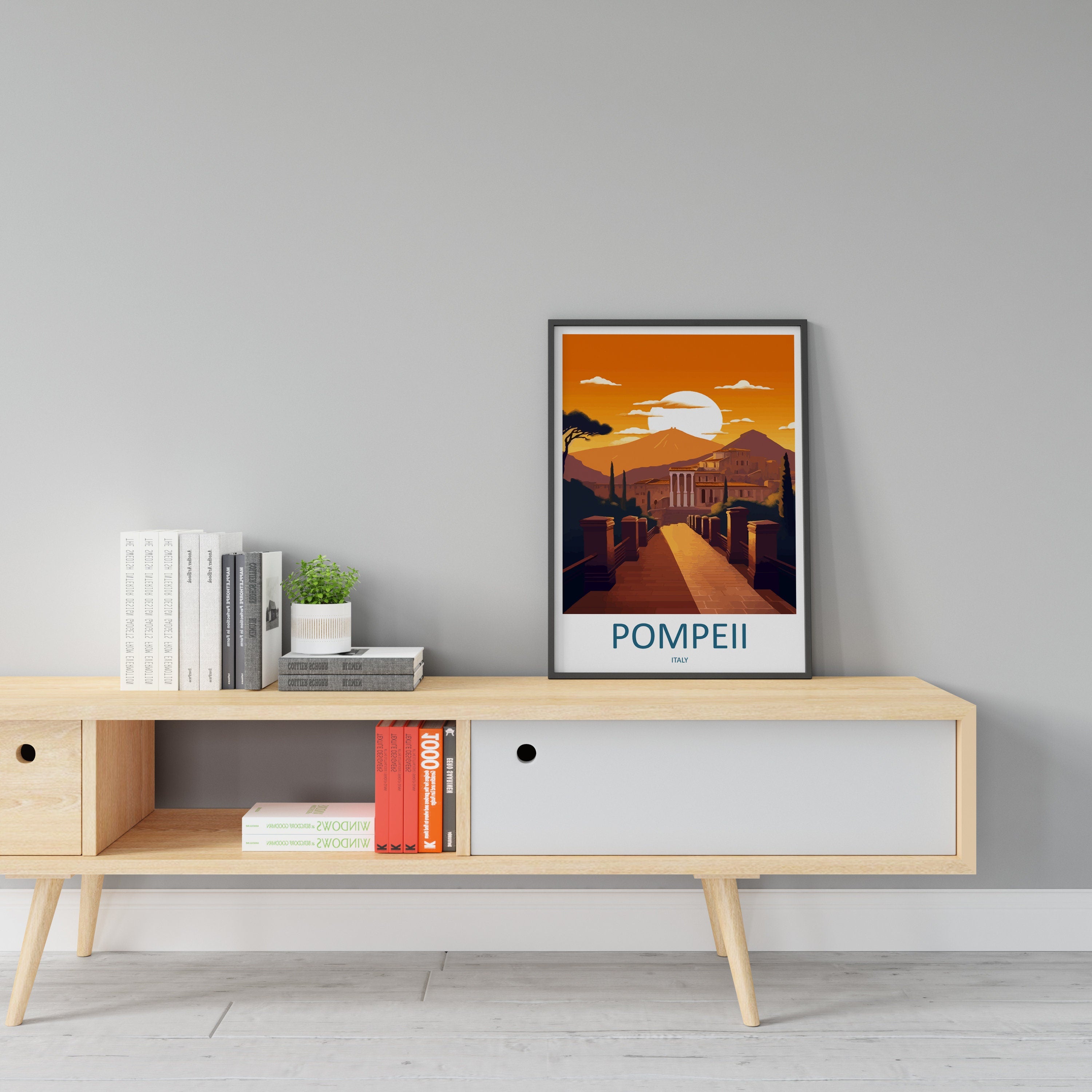 Pompeii Travel Print