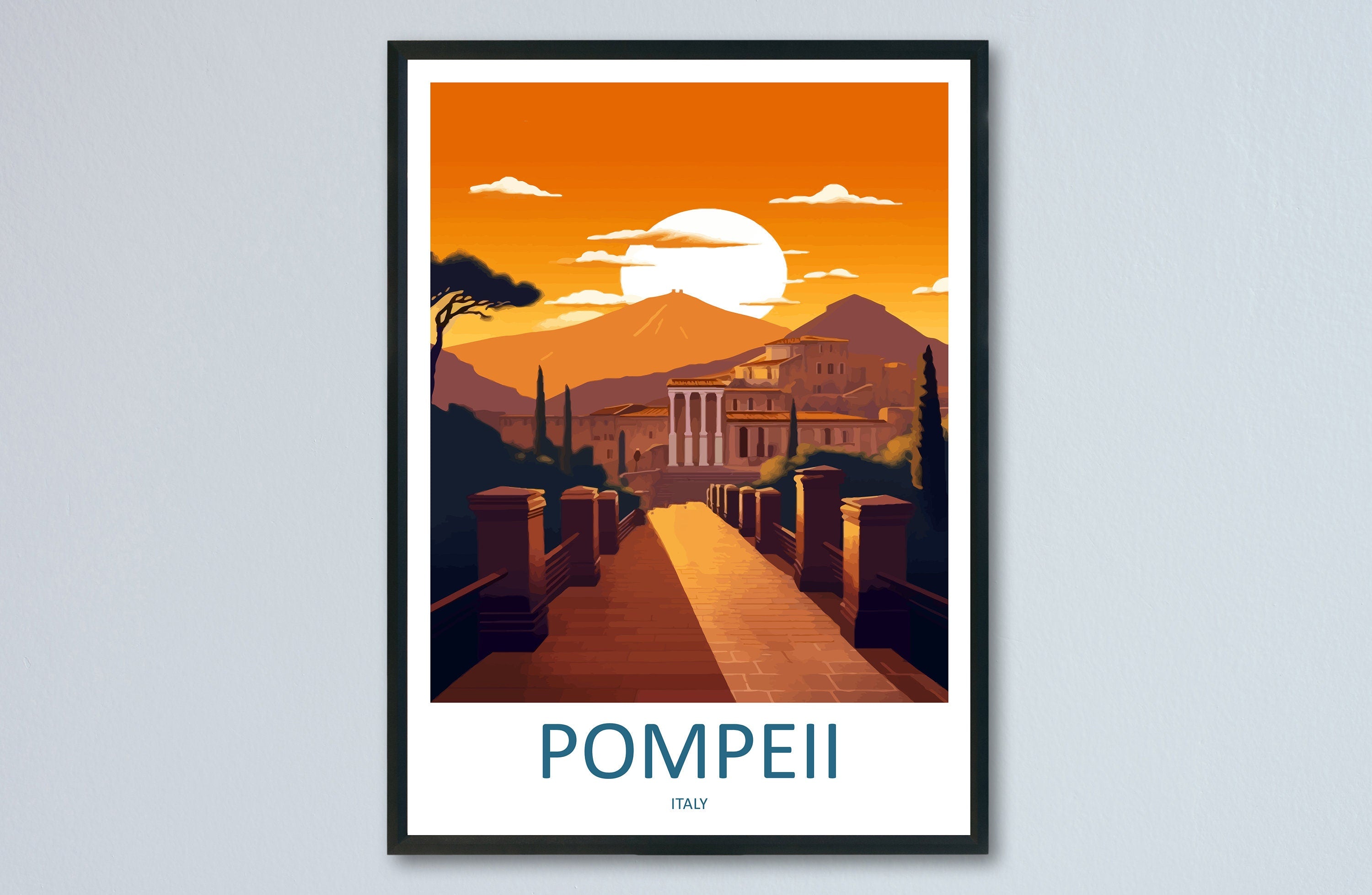 Pompeii Travel Print