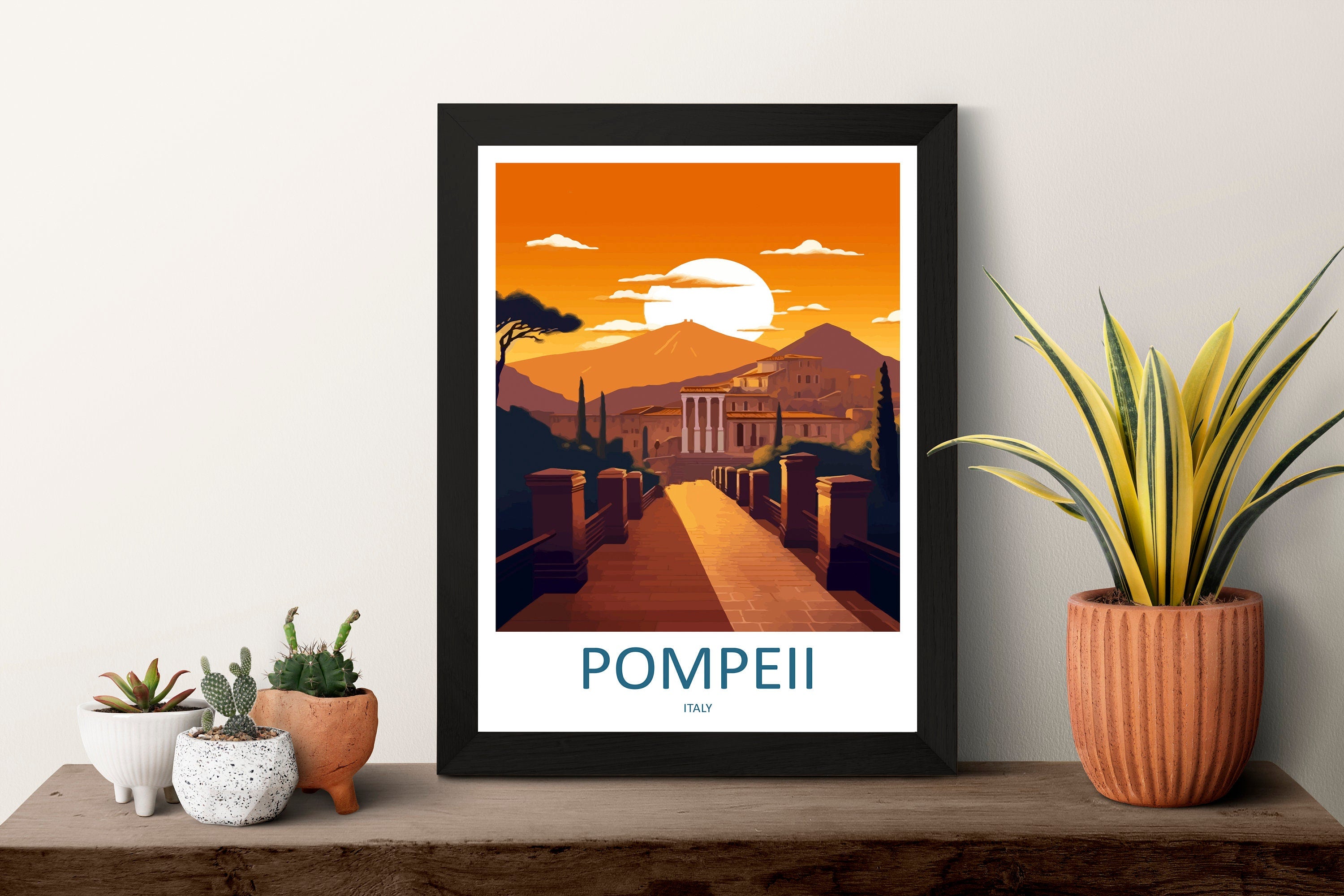 Pompeii Travel Print