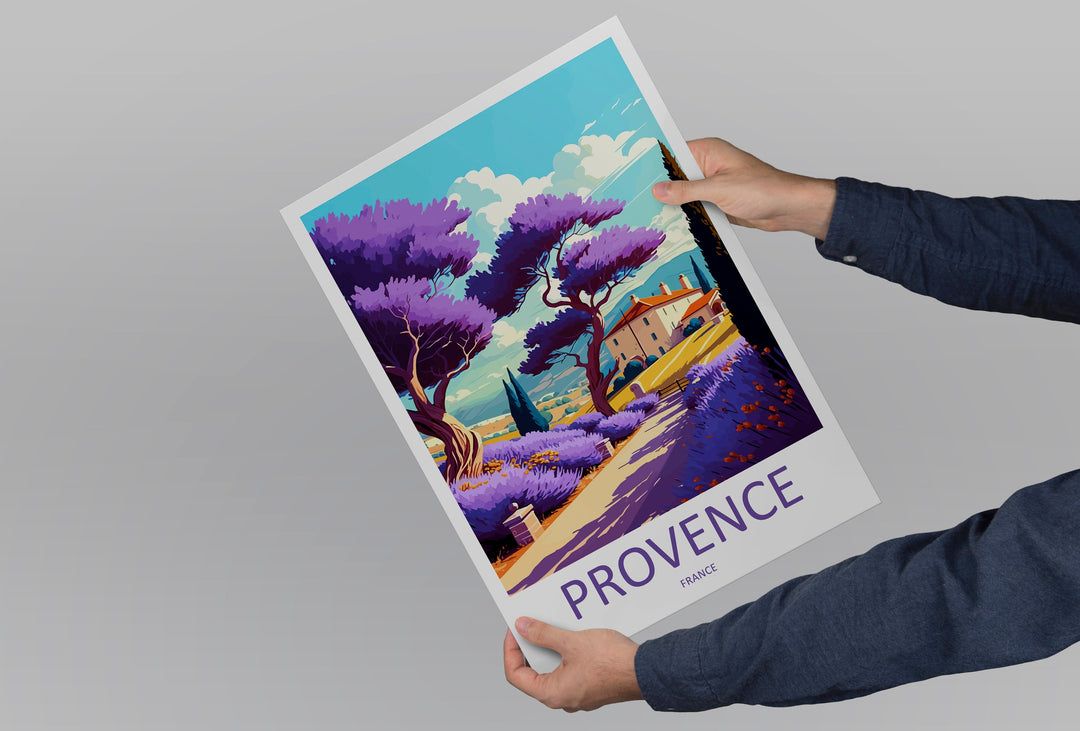 Provence Travel Print Wall Art Provence Wall Hanging Home Décor Provence Gift Art Lovers France Art Lover Gift Provence Art Provence Art