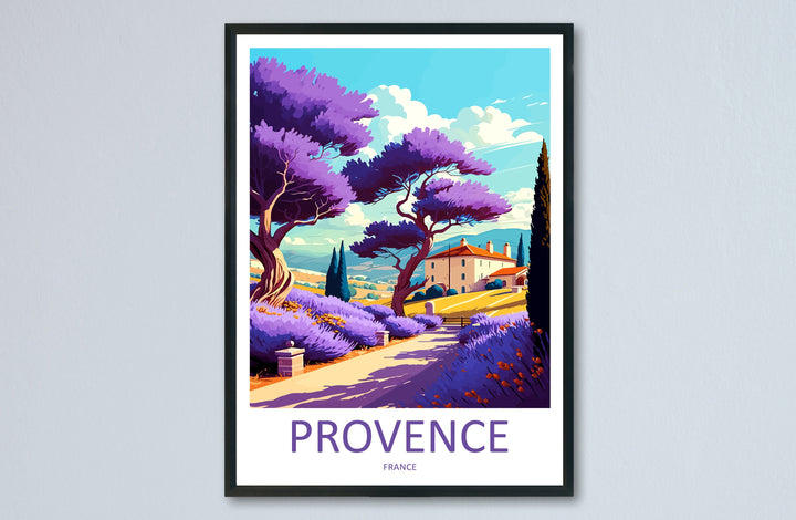 Provence Travel Print Wall Art Provence Wall Hanging Home Décor Provence Gift Art Lovers France Art Lover Gift Provence Art Provence Art