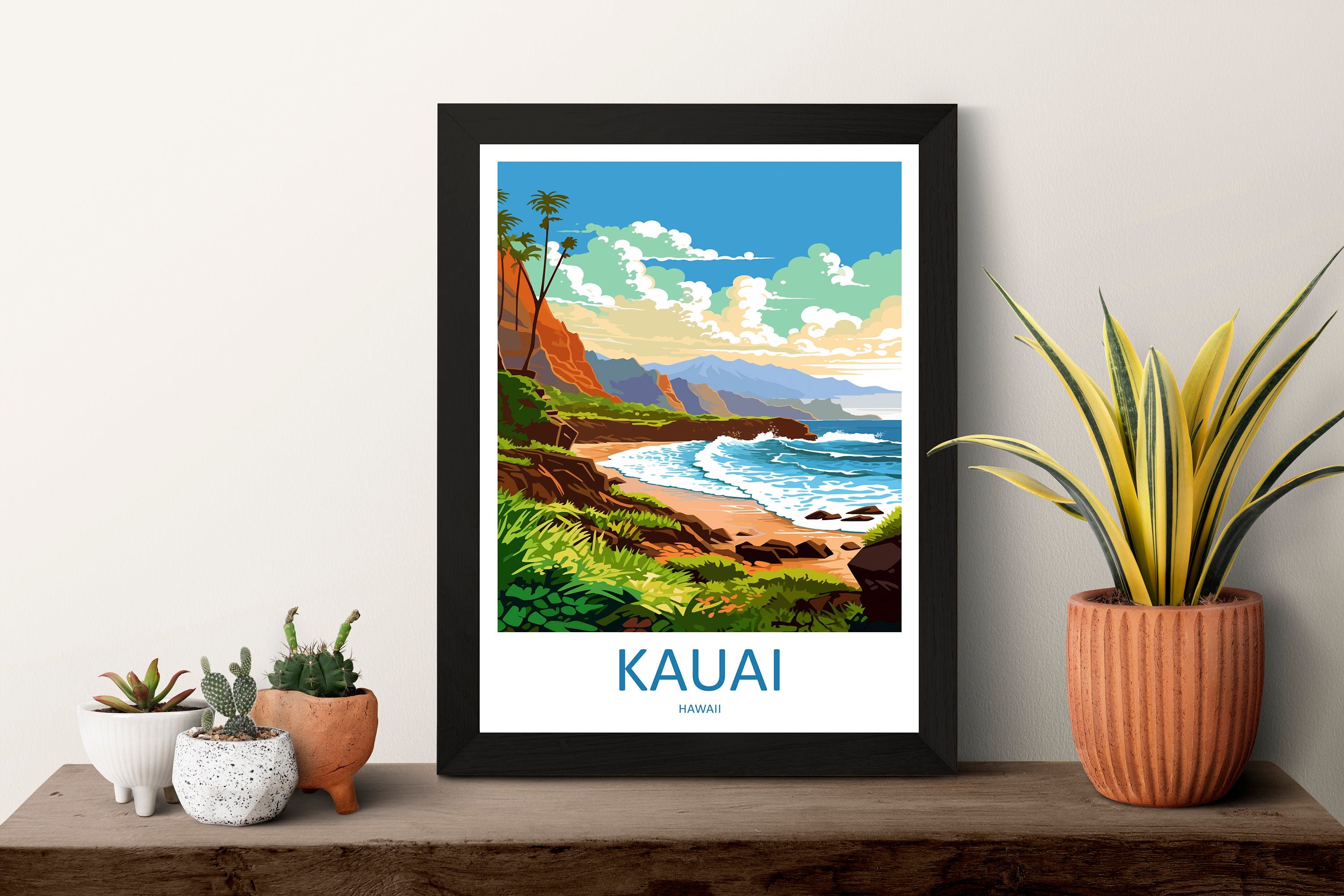 Kauai Travel Print