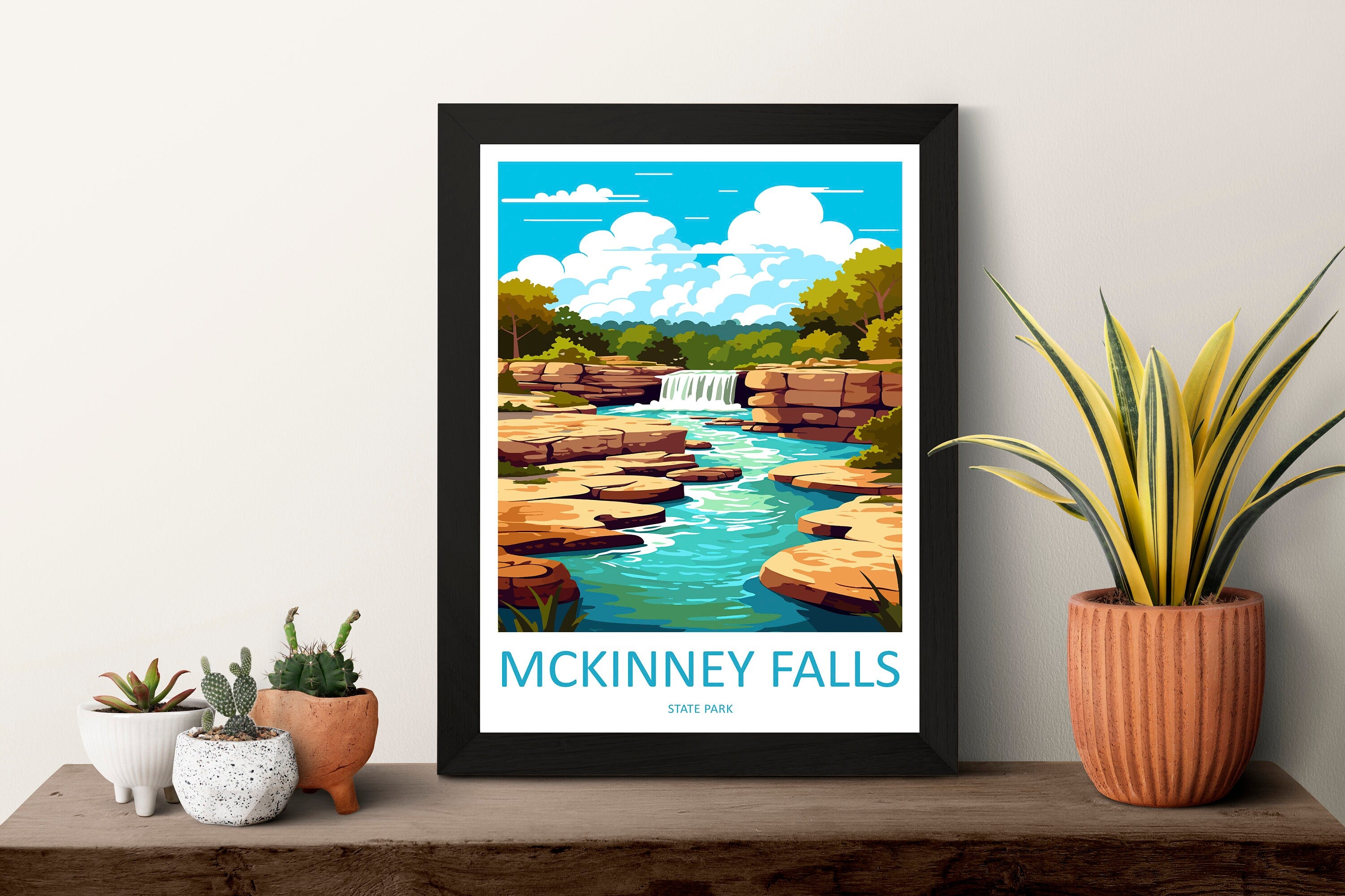 Mckinney Falls State Park Travel Print