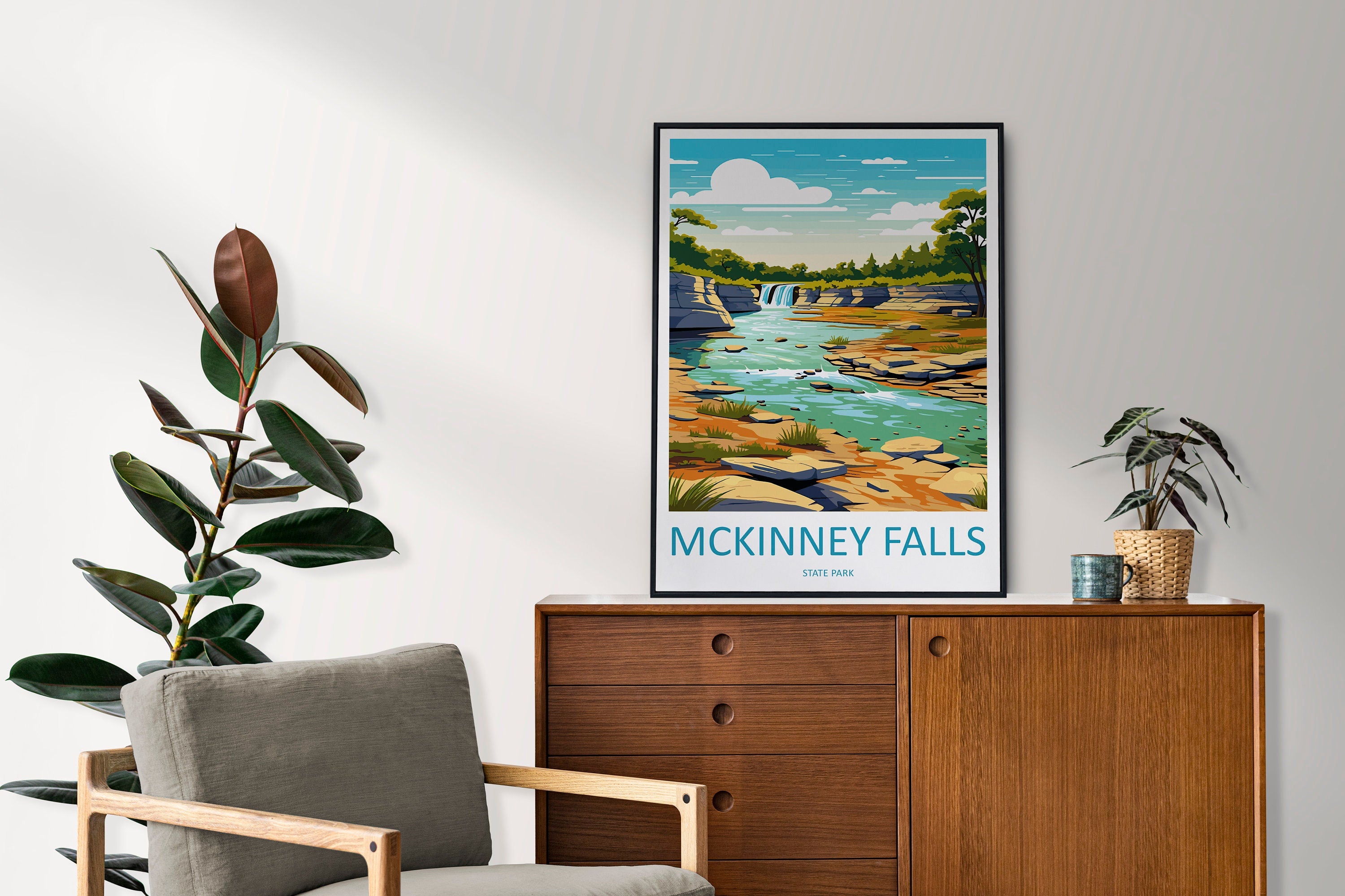 Mckinney Falls State Park Travel Print