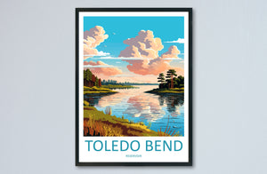 Toledo Bend Reservoir Travel Print