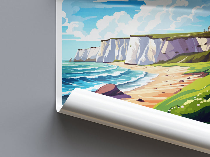Dover Travel Print Wall Art Dover Wall Hanging Home Décor Dover Gift Art Lovers England Art Lover Gift Print Artwork Kent Art