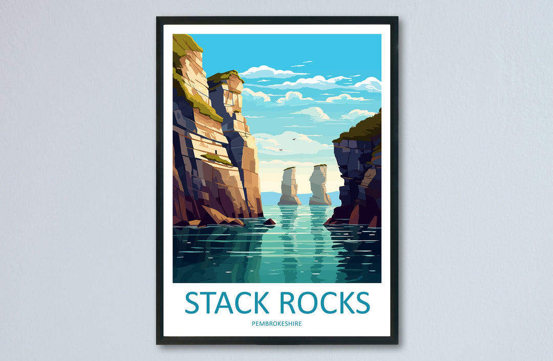 Stack Rocks Print Stack Rocks Home Decor Landscape Art Print Stack Rocks Wall Art Nature Enthusiast Gift Wall Hanging Pembrokeshire