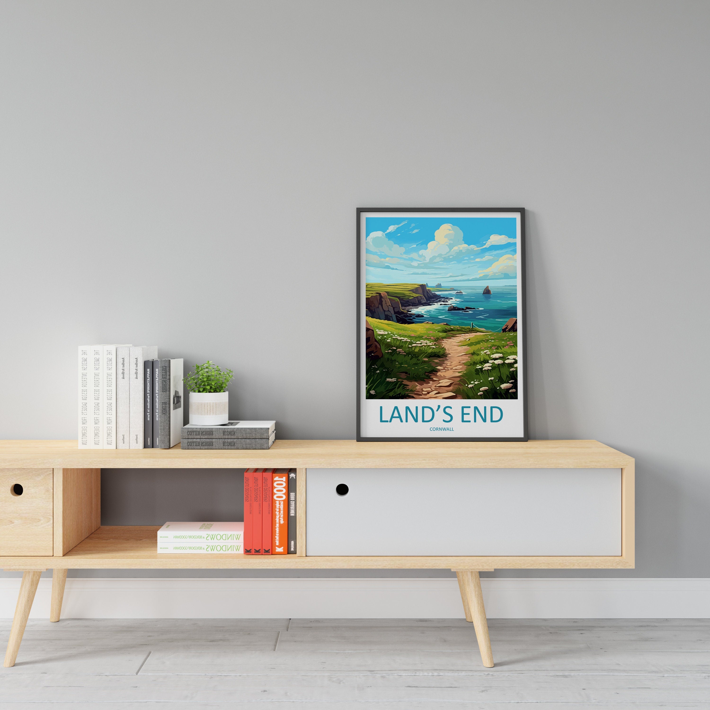 Lands End Travel Print