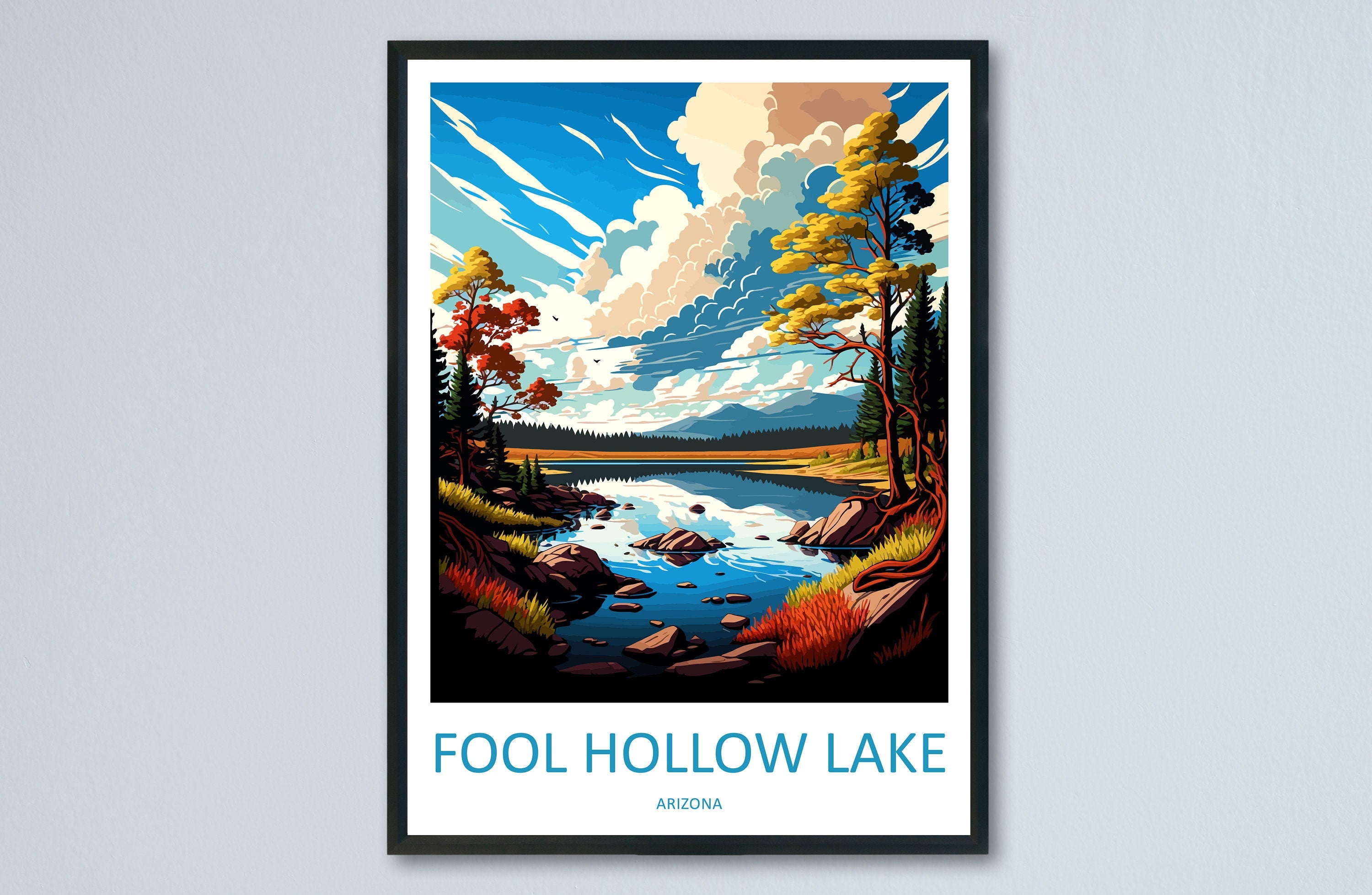 Fool Hollow Lake Travel Print