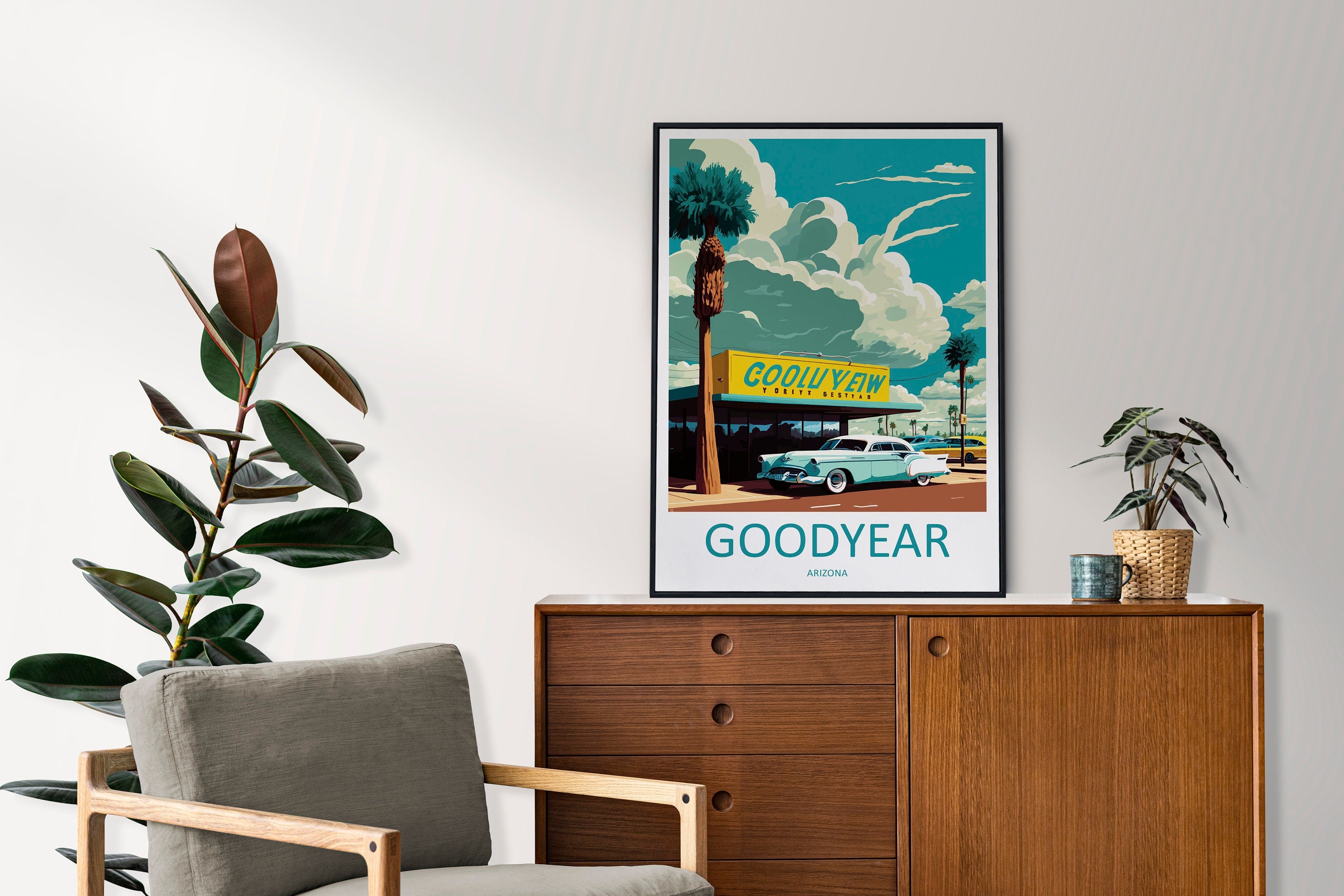 Goodyear Travel Print