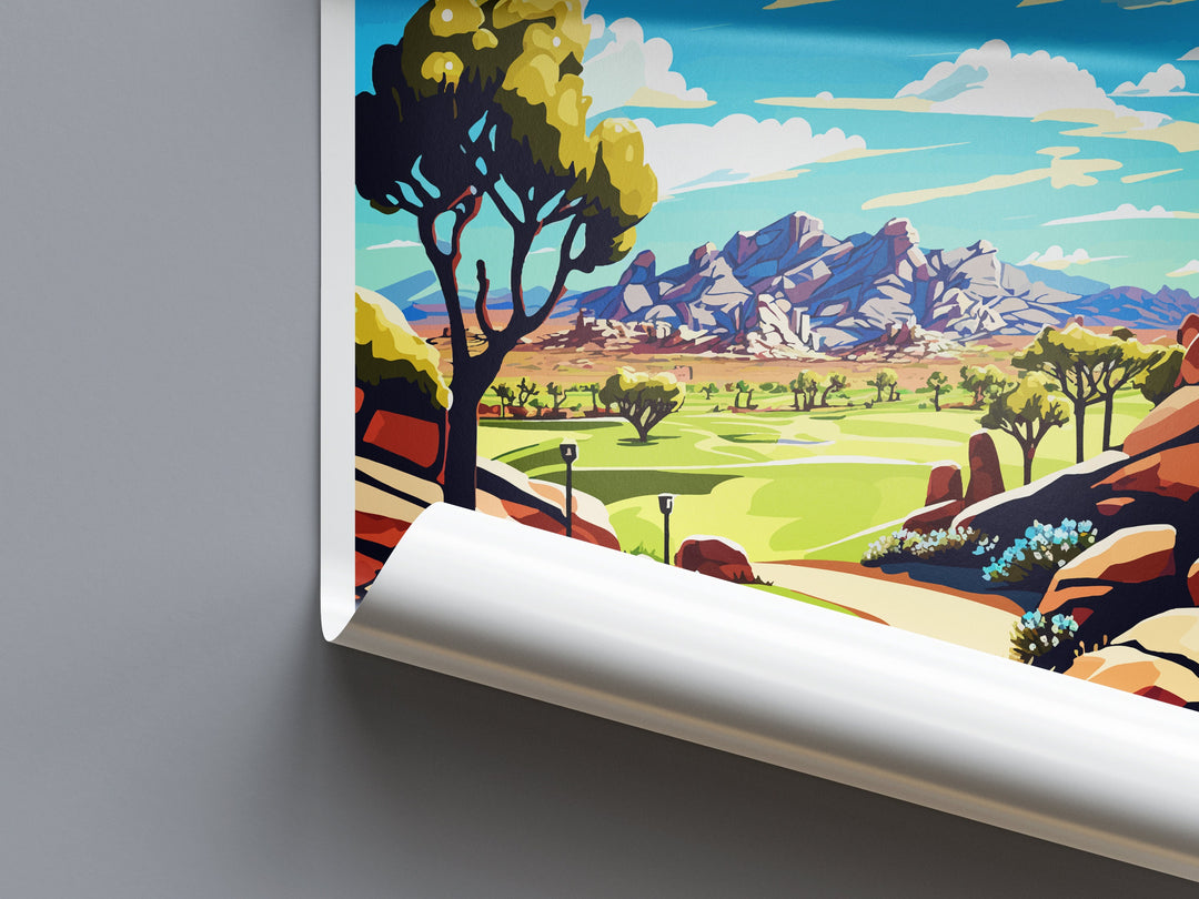Quintero Golf Club Travel Print Wall Art Quintero Wall Hanging Home Décor Quintero Gift Art Lovers Arizona Art Lover Gift Arizona Travel Art