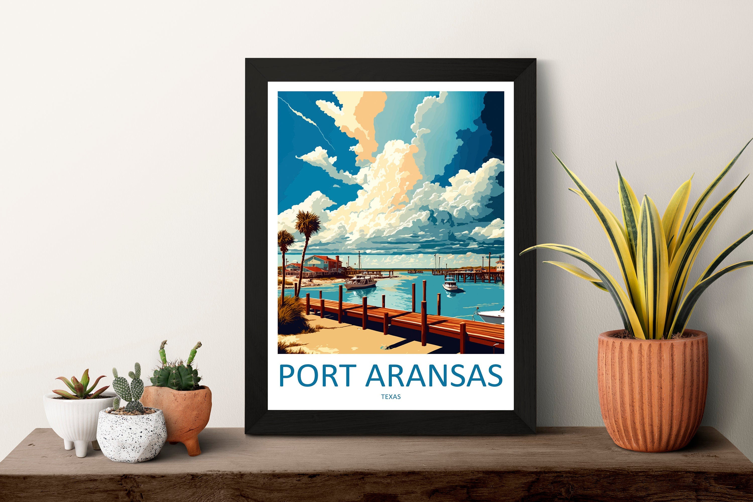 Port Aransas Travel Print