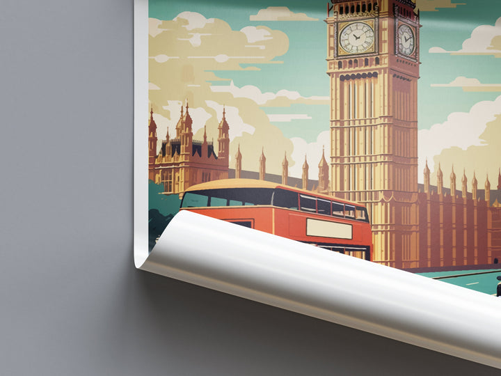 Big Ben Travel Print Wall Art Big Ben Wall Hanging Home Décor London Gift Art Lovers Big Ben Art Lover Gift Big Ben Travel Gift