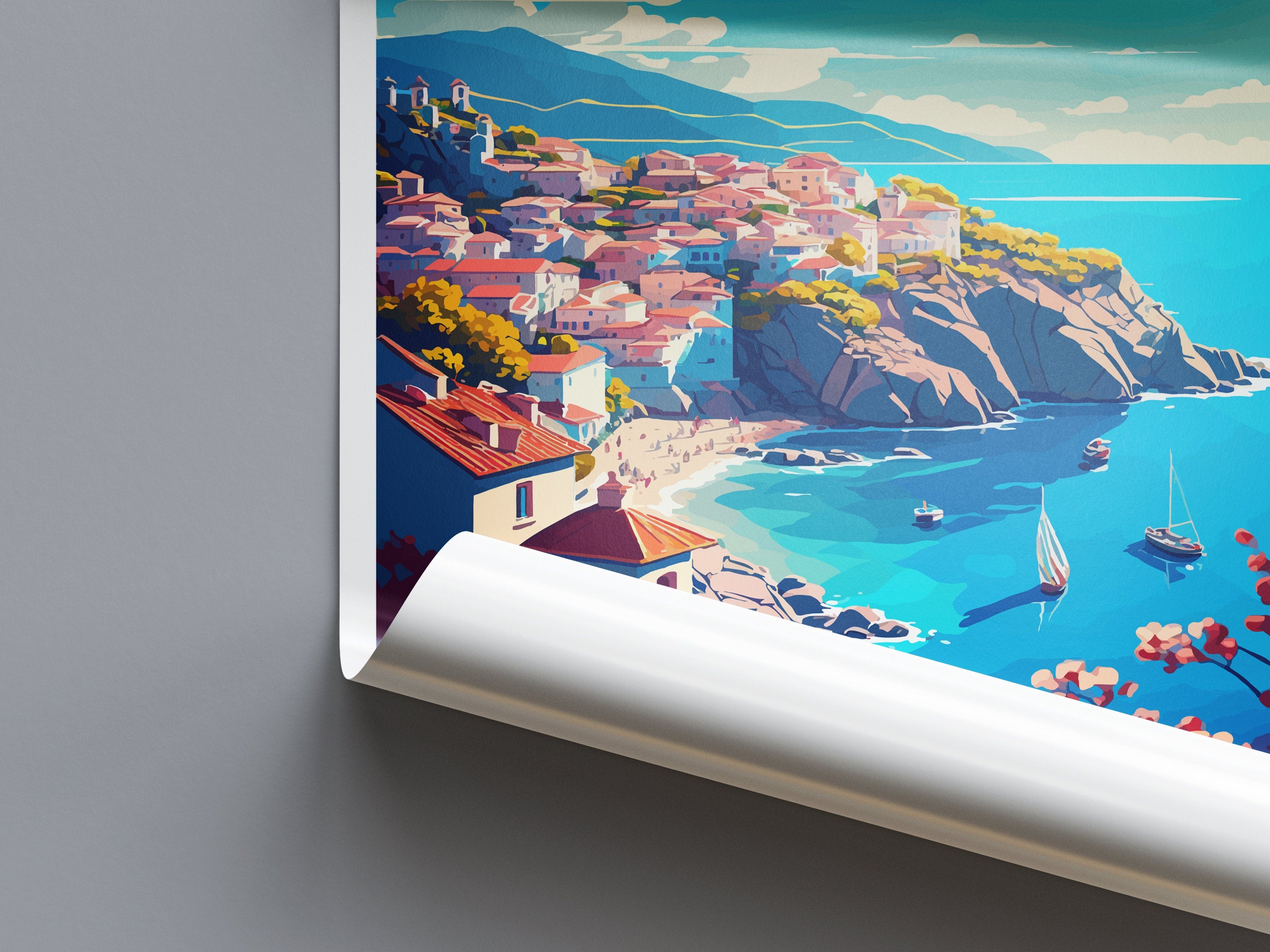 Alonnisos Travel Print