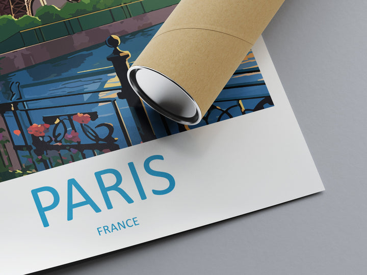 Paris Travel Print Wall Art Paris Wall Hanging Home Décor Paris Gift Art Lovers France Art Lover Gift Paris Print France Wall Art Décor