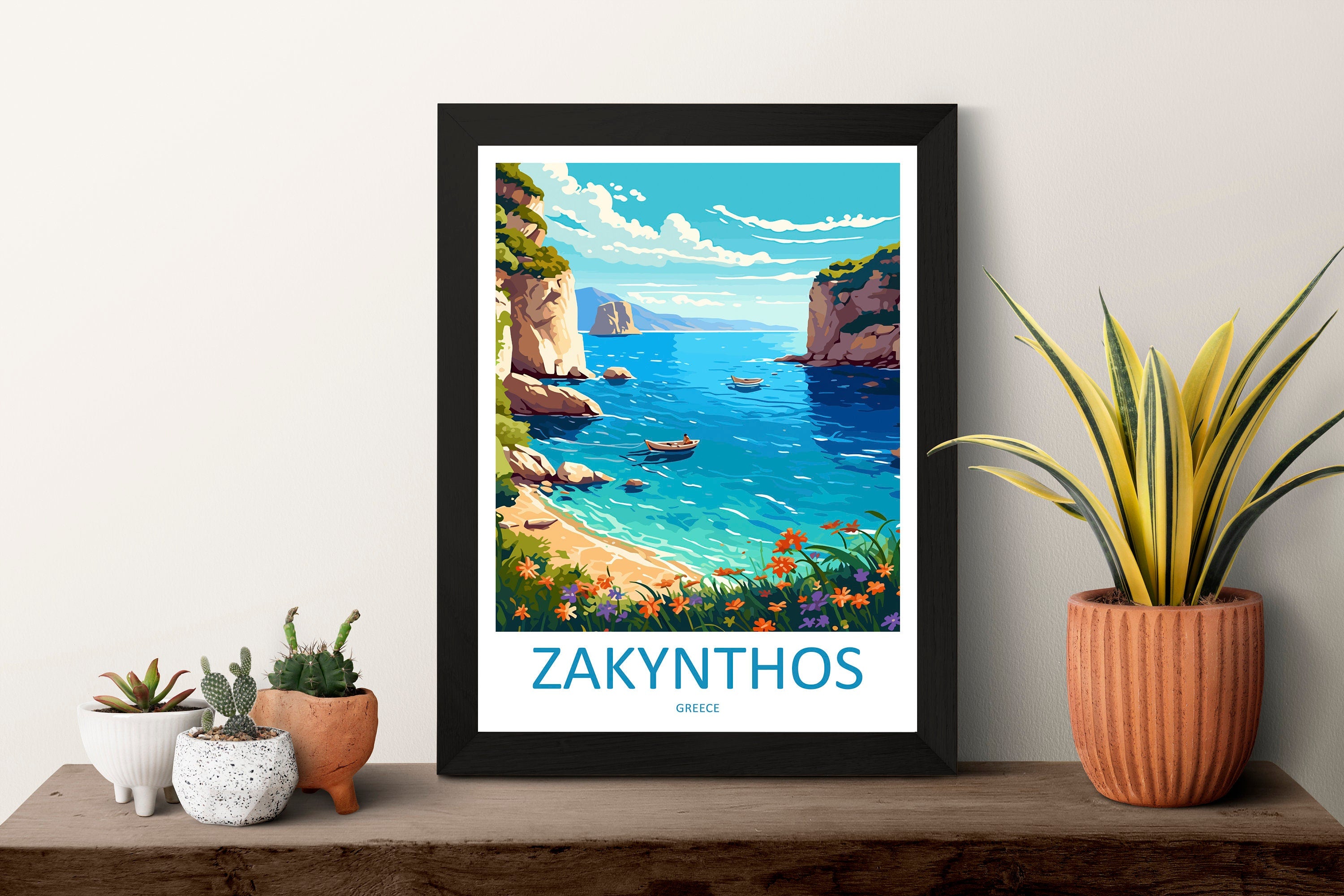 Zakynthos Travel Print