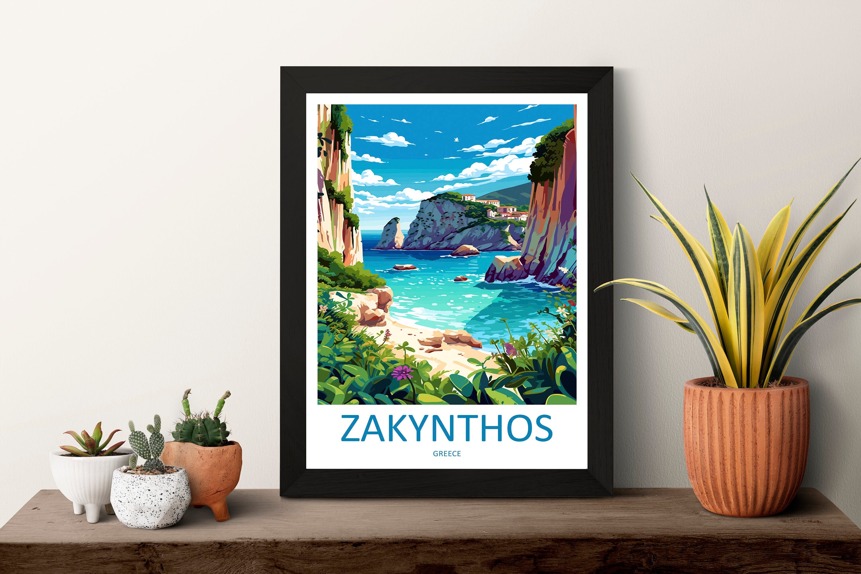 Zakynthos Travel Print