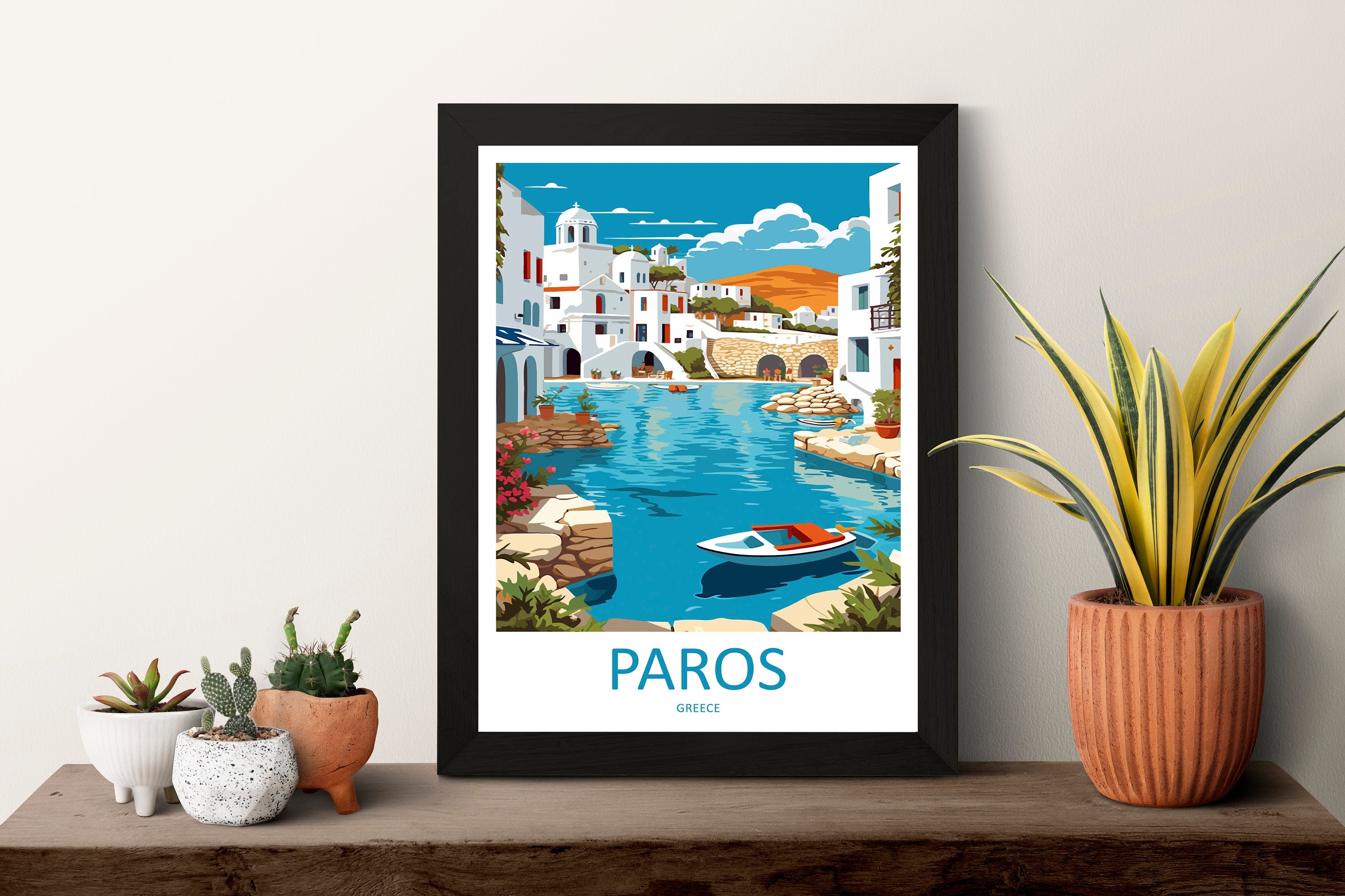 Paros Travel Print