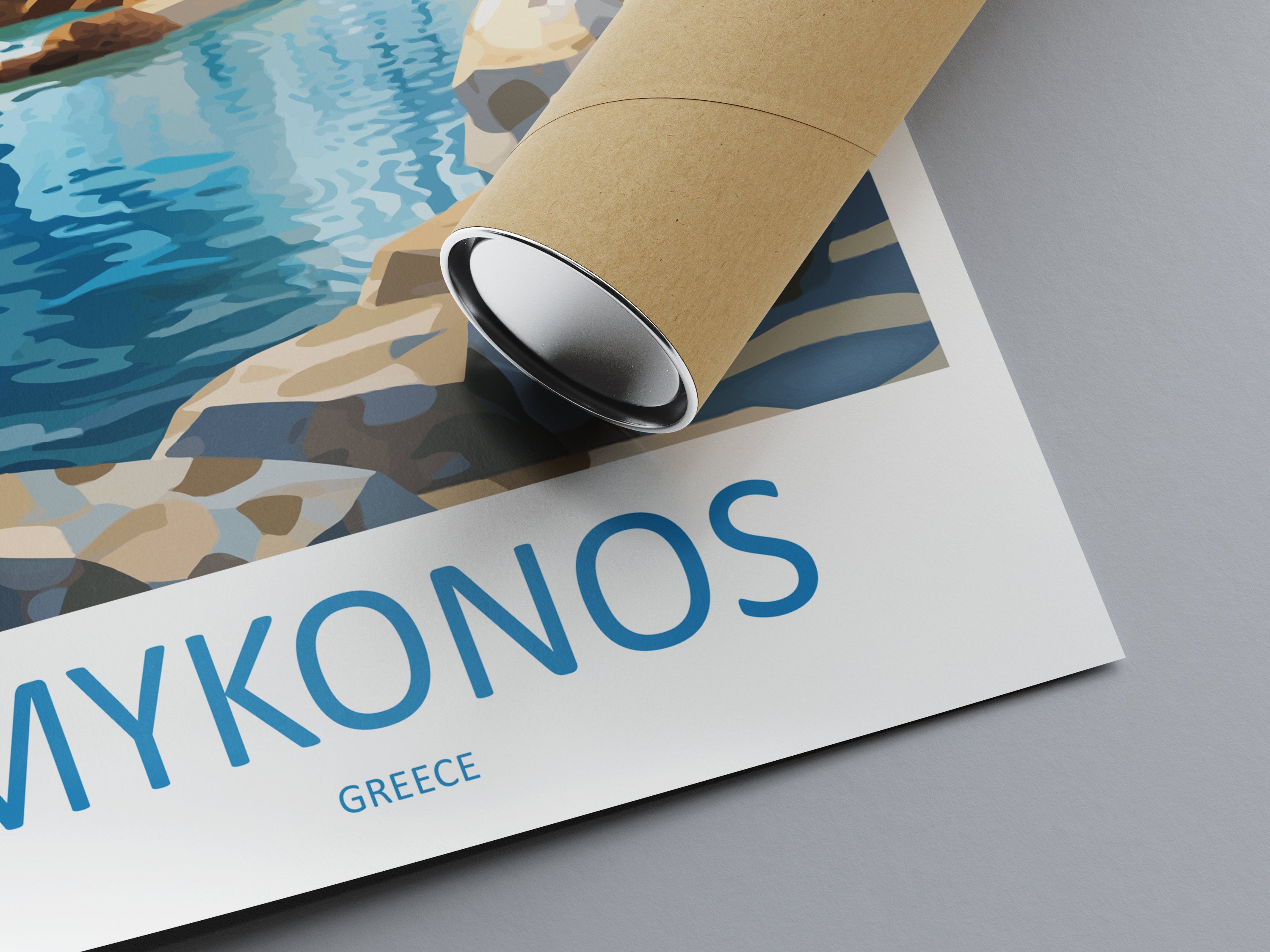 Mykonos Travel Print