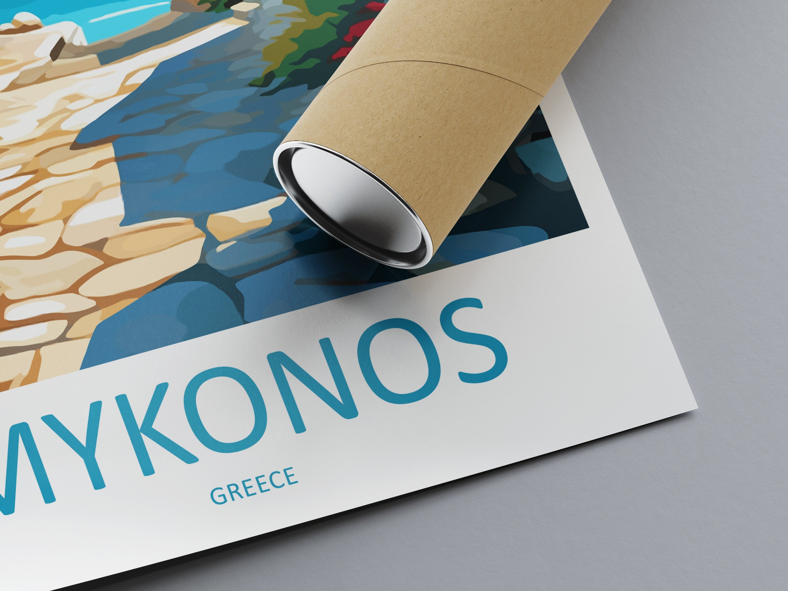 Mykonos Travel Print