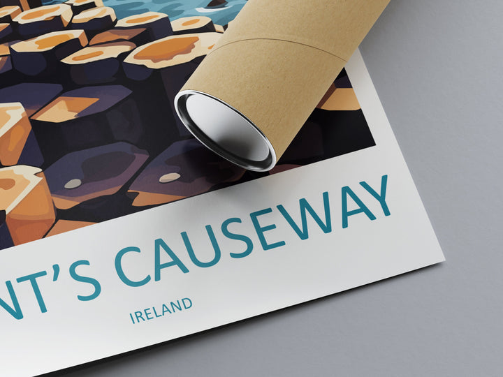 Giant's Causeway Print Giant's Causeway Home Décor Landscape Print Giant's Causeway Wall Art Northern Ireland Enthusiast Gift Wall Hanging