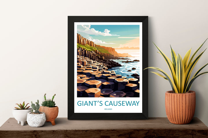 Giant's Causeway Print Giant's Causeway Home Décor Landscape Print Giant's Causeway Wall Art Northern Ireland Enthusiast Gift Wall Hanging