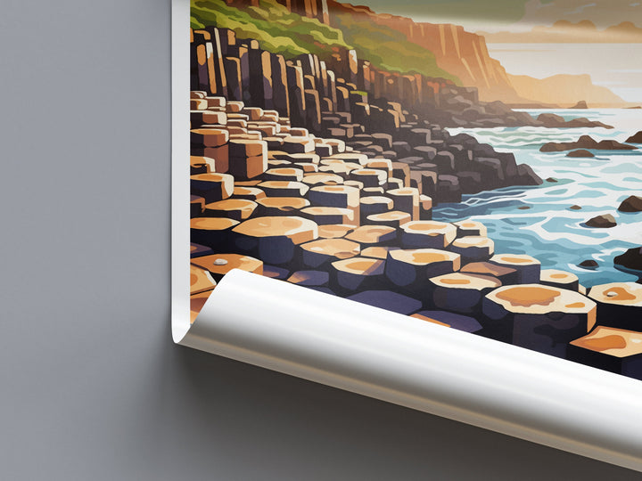 Giant's Causeway Print Giant's Causeway Home Décor Landscape Print Giant's Causeway Wall Art Northern Ireland Enthusiast Gift Wall Hanging
