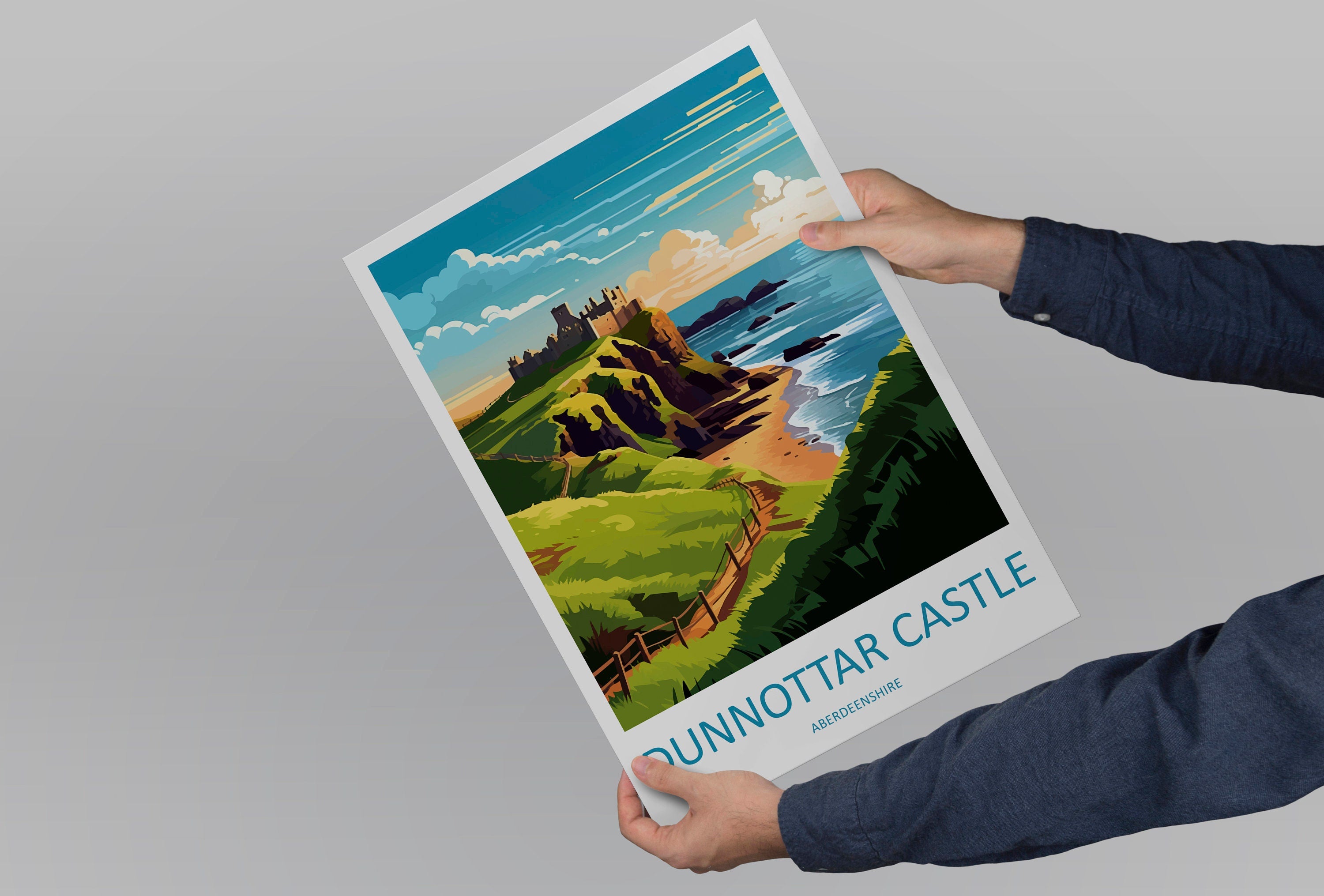 Dunnottar Castle Travel Print