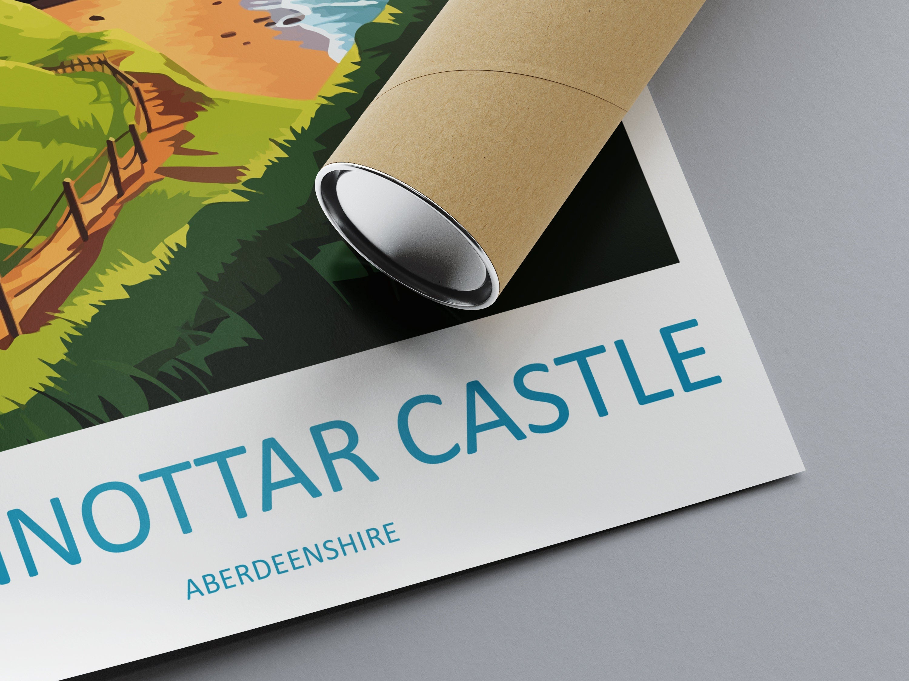 Dunnottar Castle Travel Print