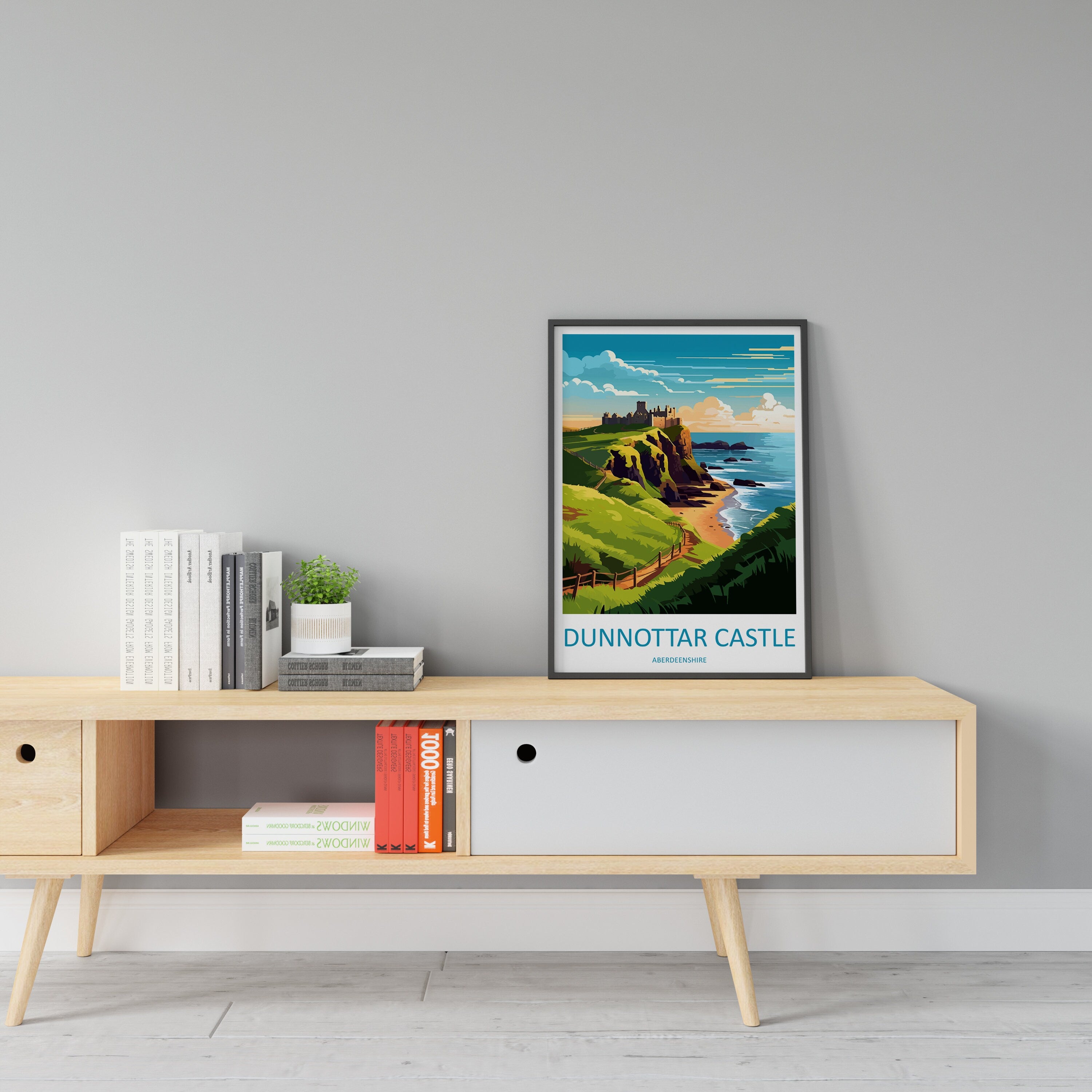 Dunnottar Castle Travel Print