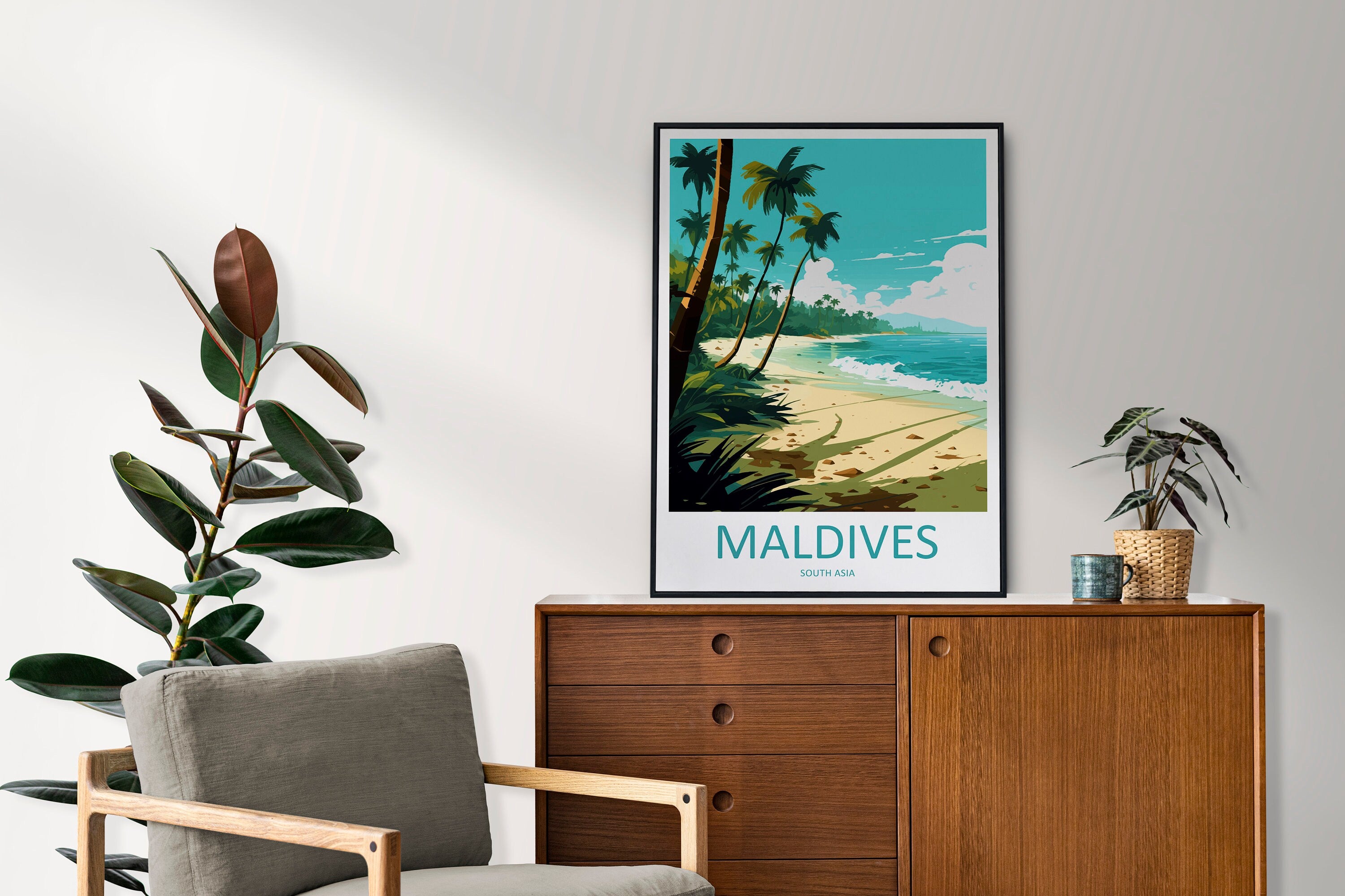 Maldives Travel Print