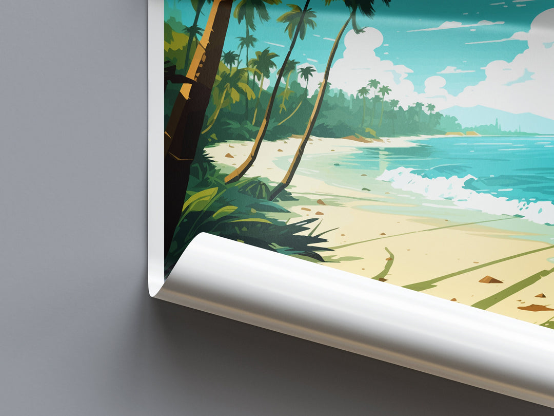 Maldives Travel Print Wall Art Maldives Wall Hanging Home Décor Maldives Gift Art Lovers Wall Art South Aisa Travel Print