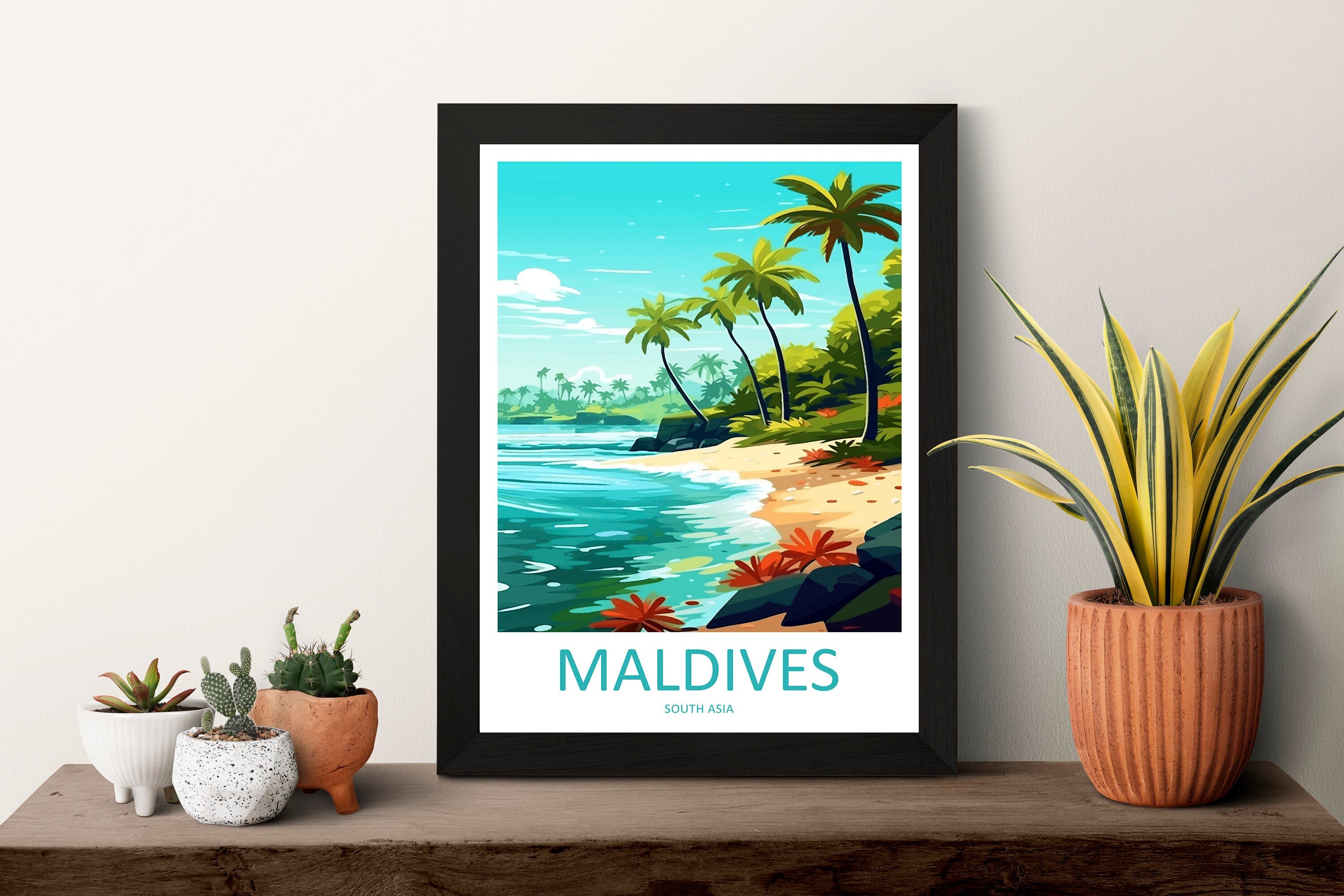 Maldives Travel Print