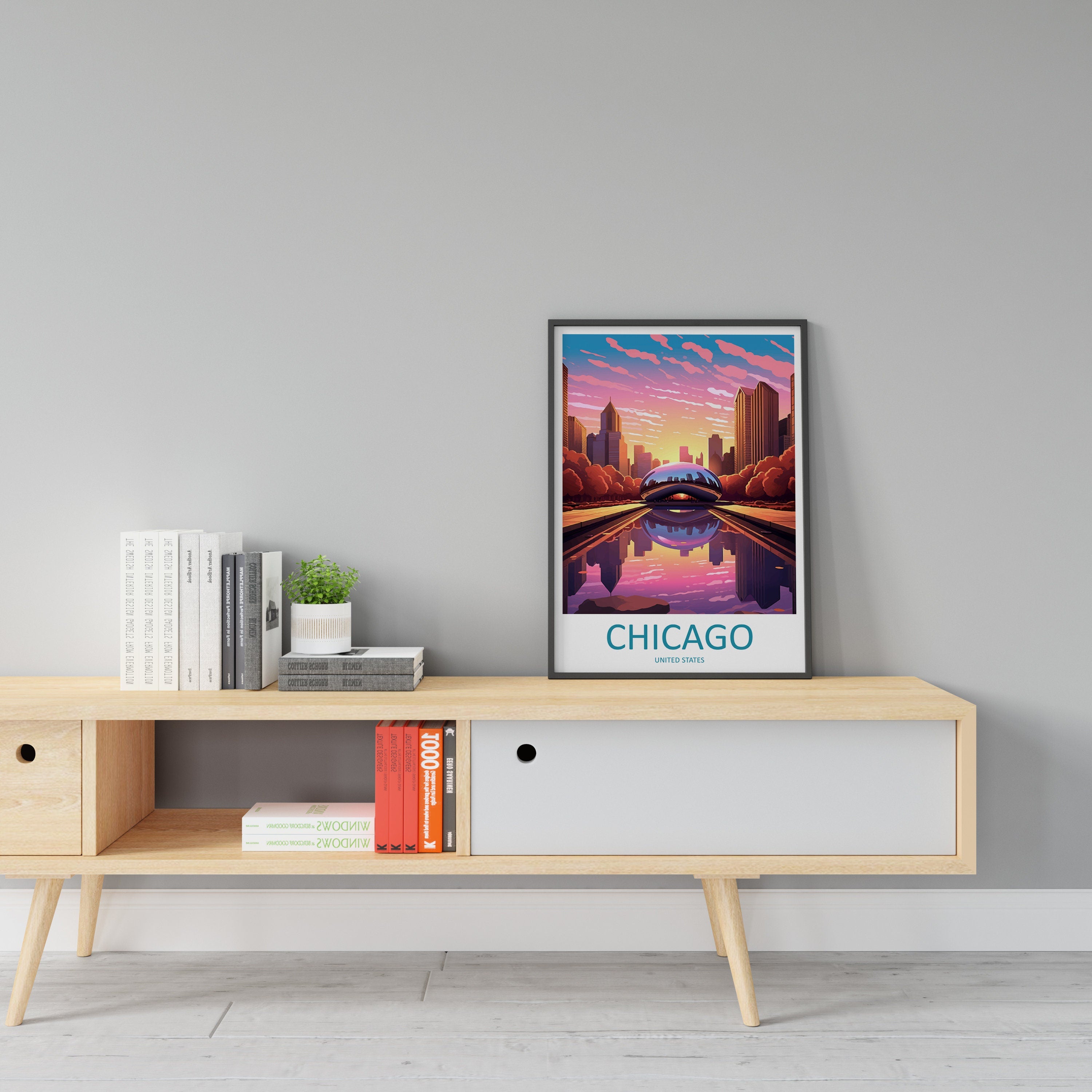 Chicago Travel Print